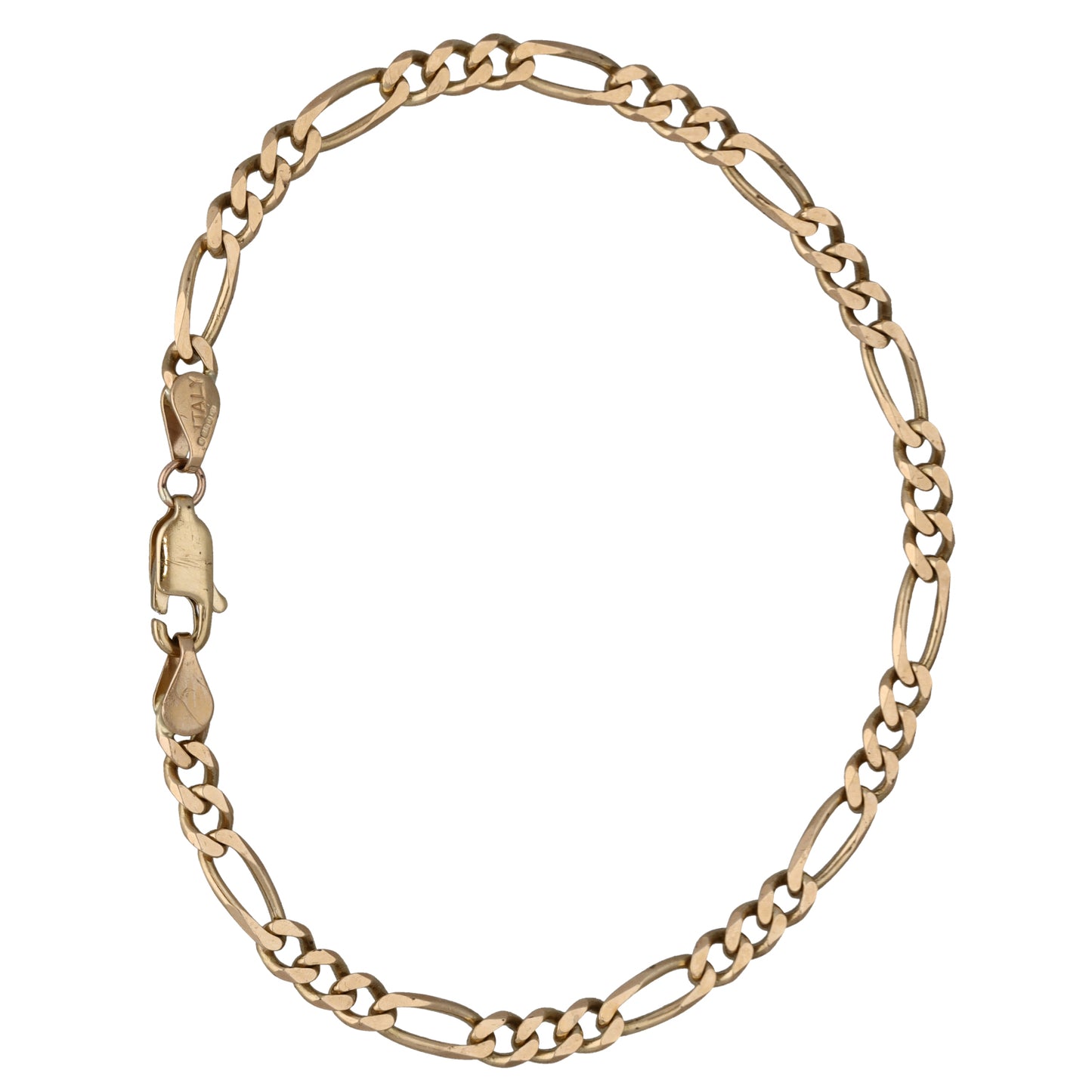 9ct Gold Figaro Bracelet