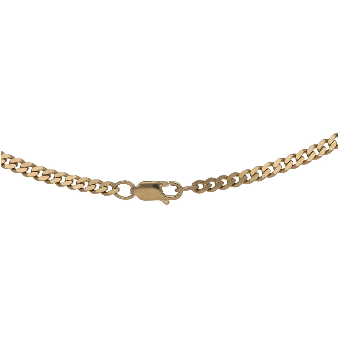 9ct Gold Curb Chain 20"