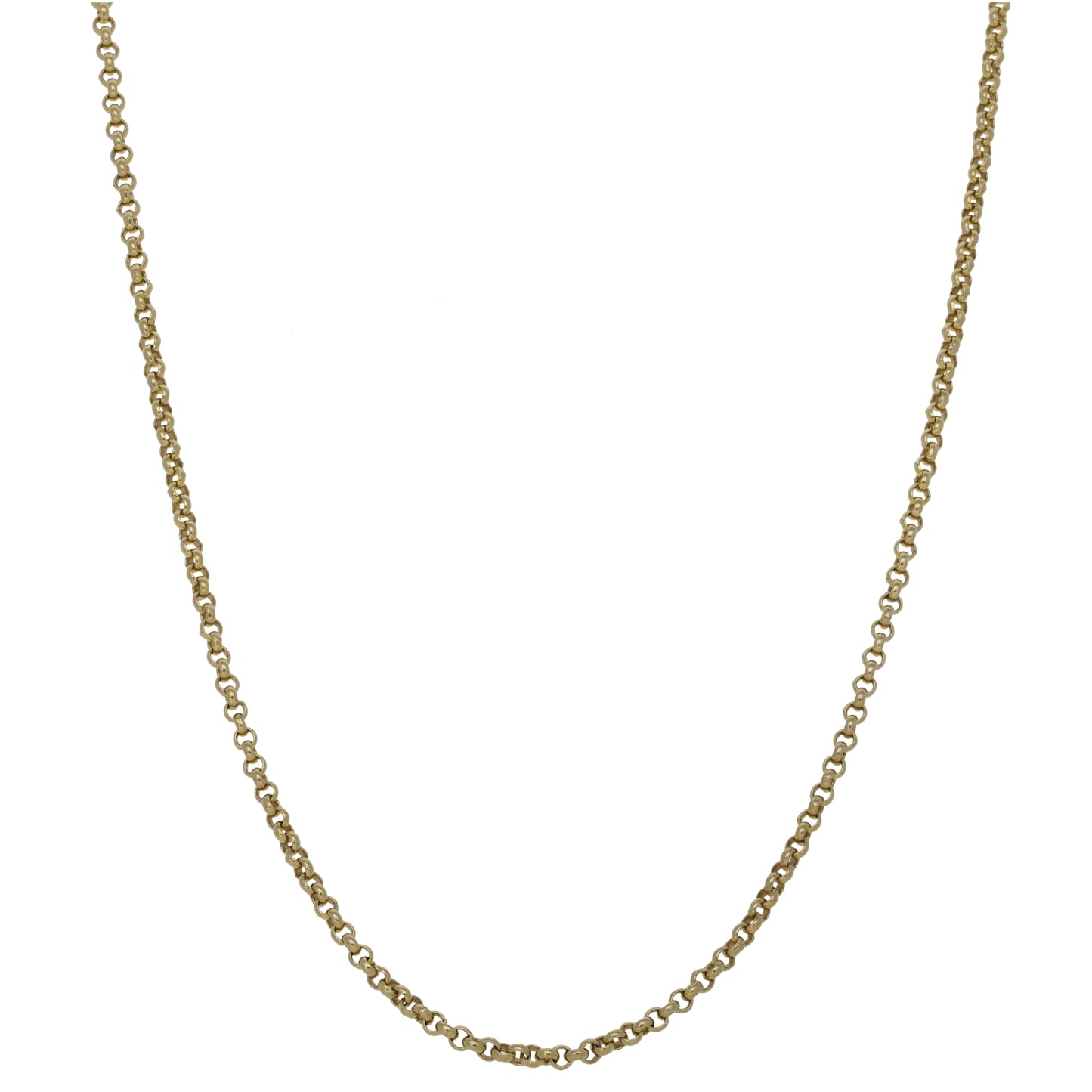 9ct Gold Belcher Chain 22"