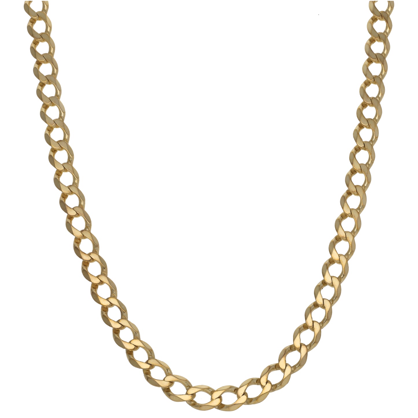 9ct Gold Curb Chain 20"