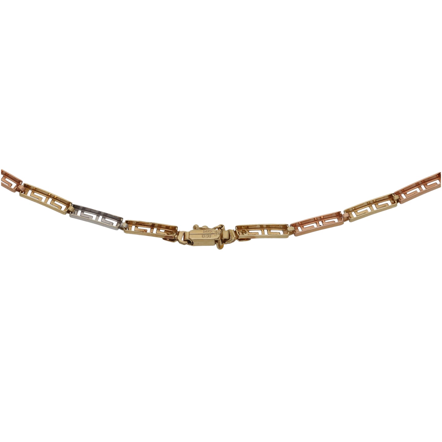 14ct Tri-Colour Gold Other Chain 16"
