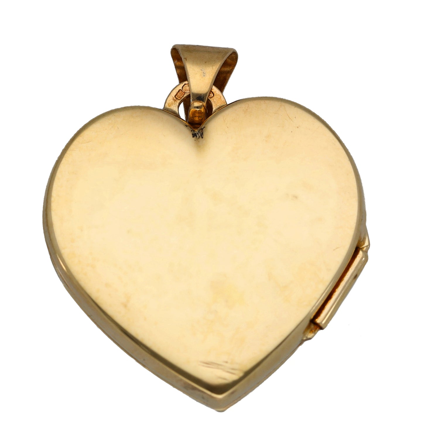 9ct Gold Heart Locket Pendant
