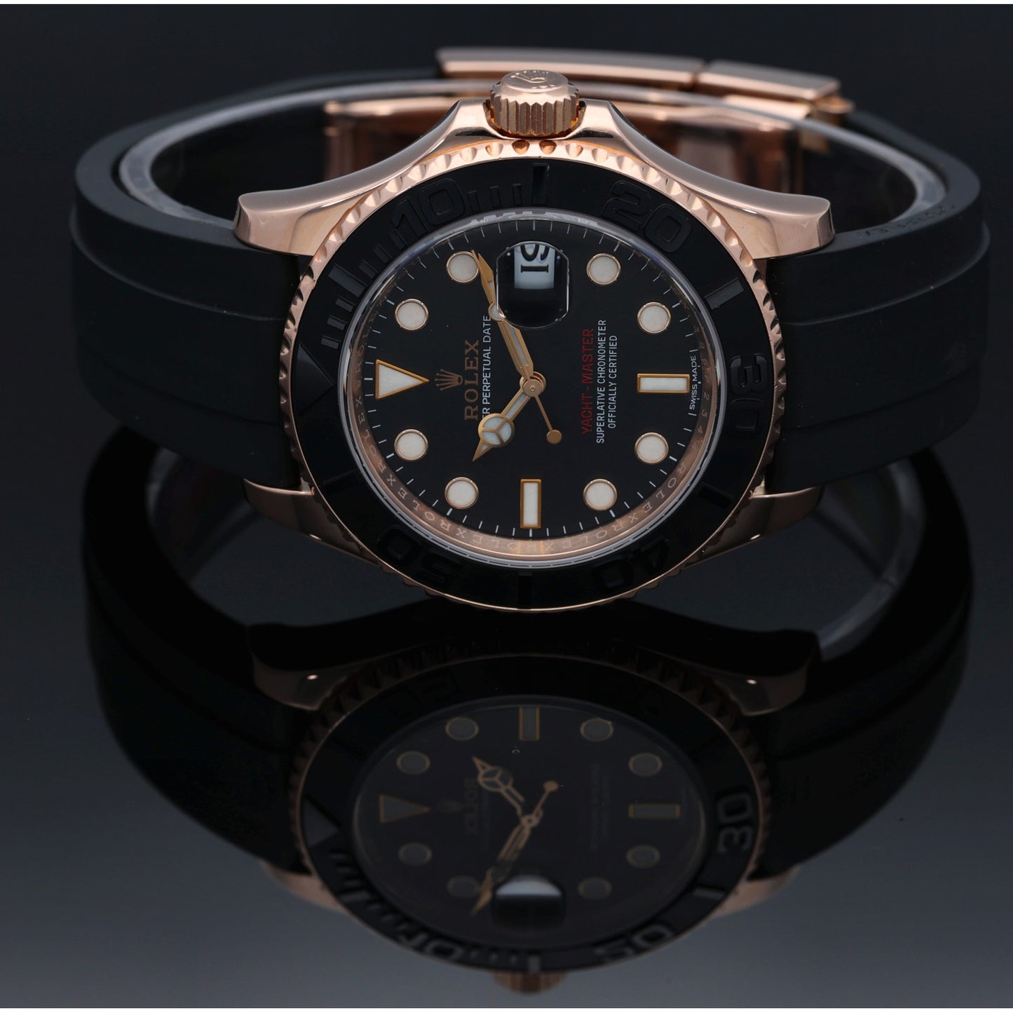 Rolex Yacht Master 40 116655 40mm Rose Gold Watch