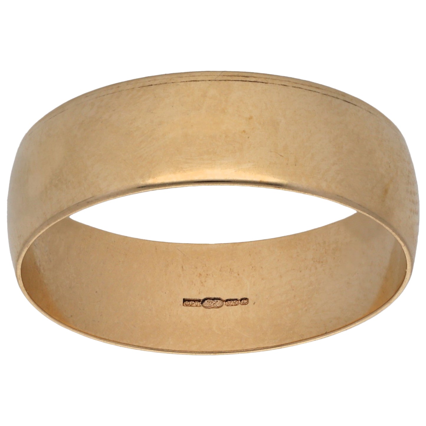 9ct Gold Plain Wedding Ring Size Q