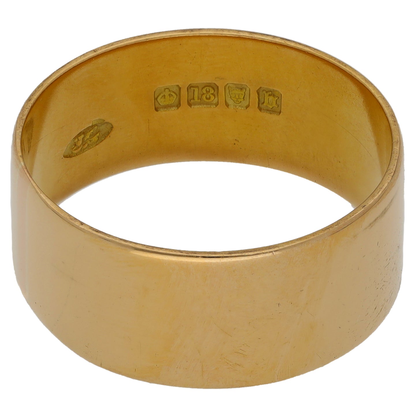 18ct Gold Plain Wedding Ring Size V