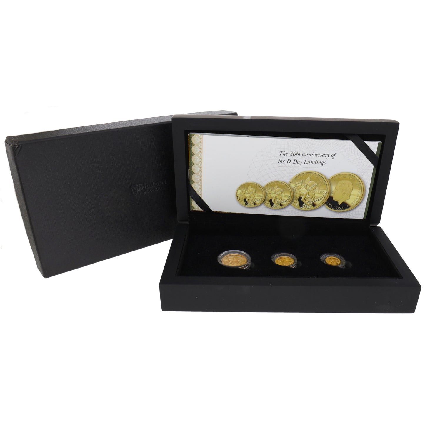 22ct Gold The 80th Anniversary Of The D-Day Landings Sovereign Coin Set 2024