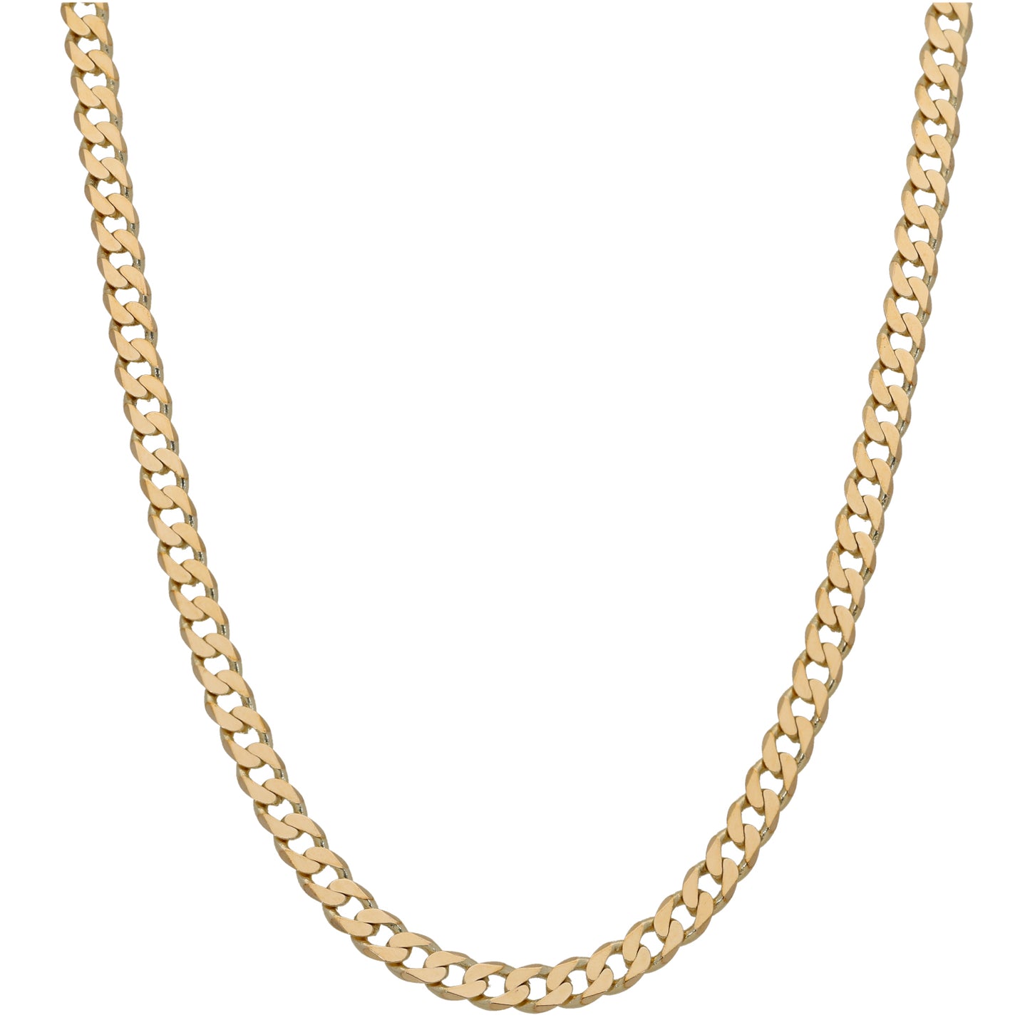 9ct Gold Curb Chain 20"