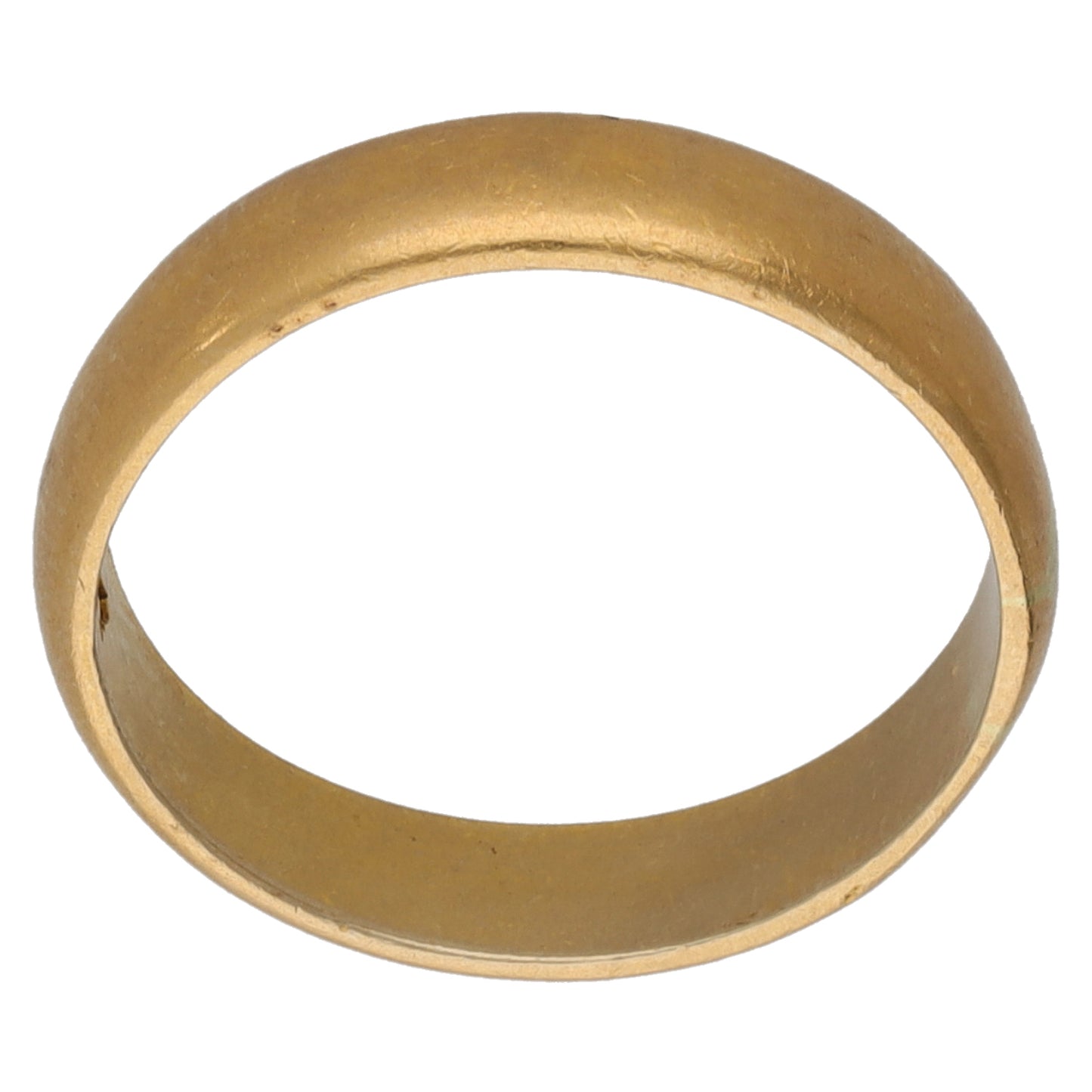 22ct Gold Plain Wedding Ring Size M