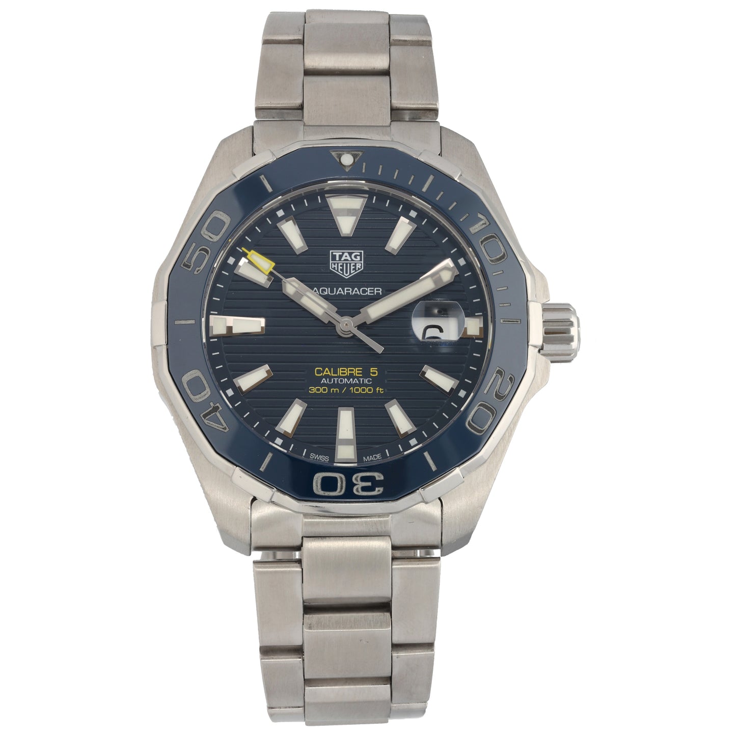 Tag Heuer Aquaracer WAY201B-0 43mm Stainless Steel Watch