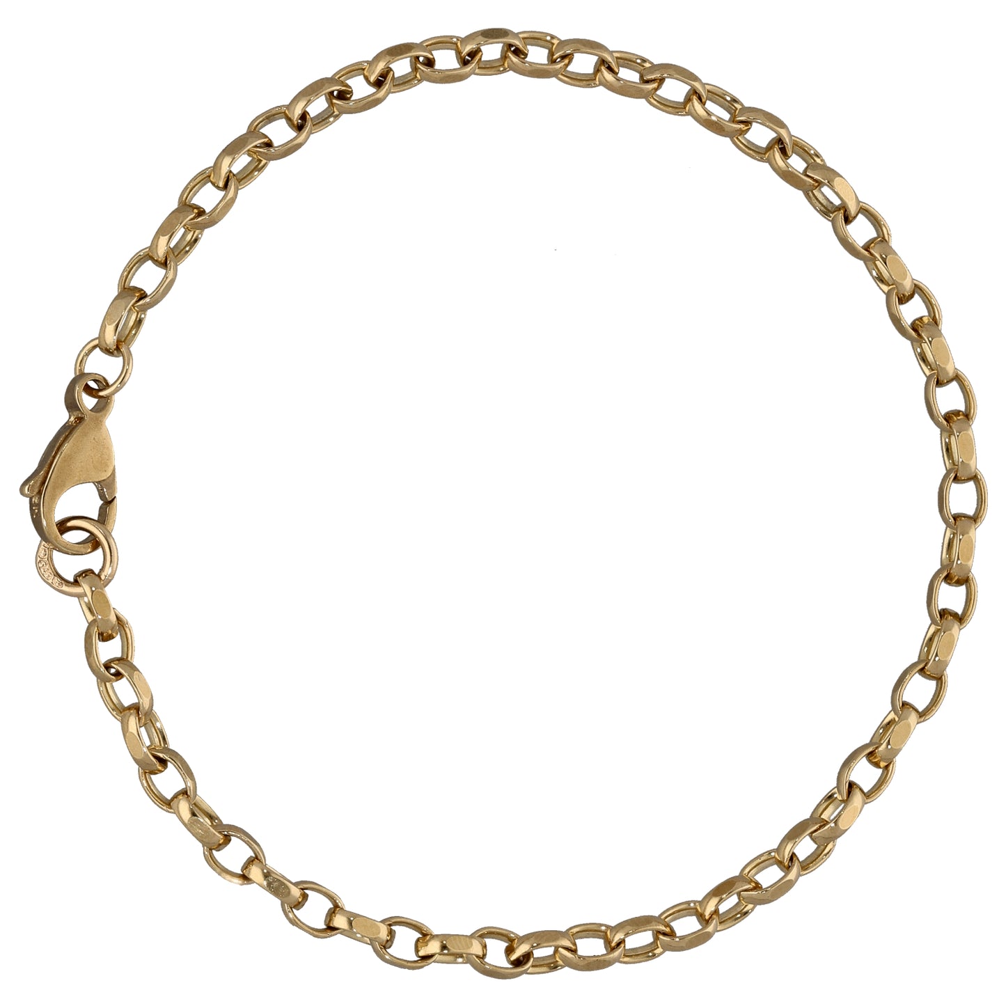 9ct Gold Belcher Bracelet
