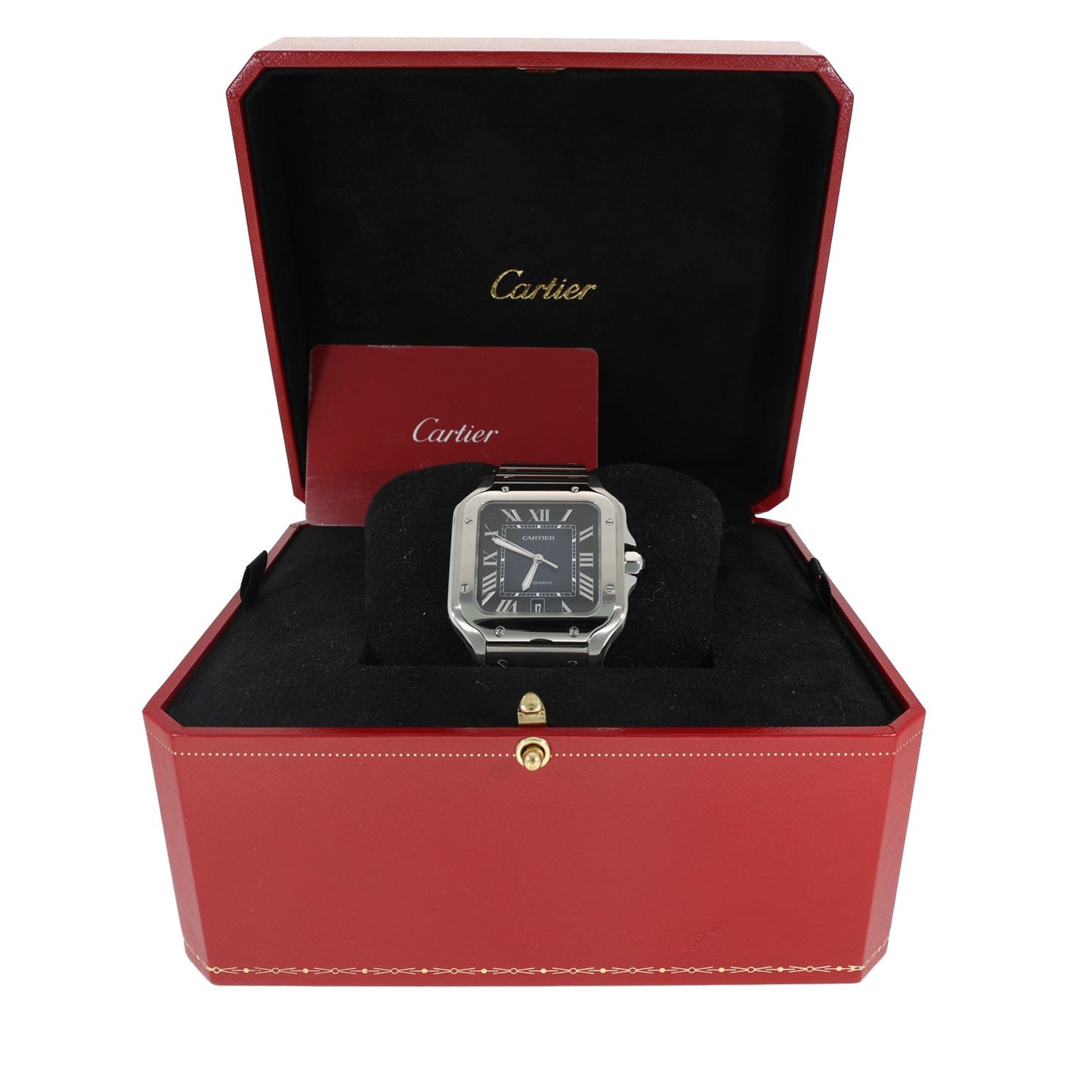 Cartier Santos WSSA0030 39.8mm Stainless Steel Watch