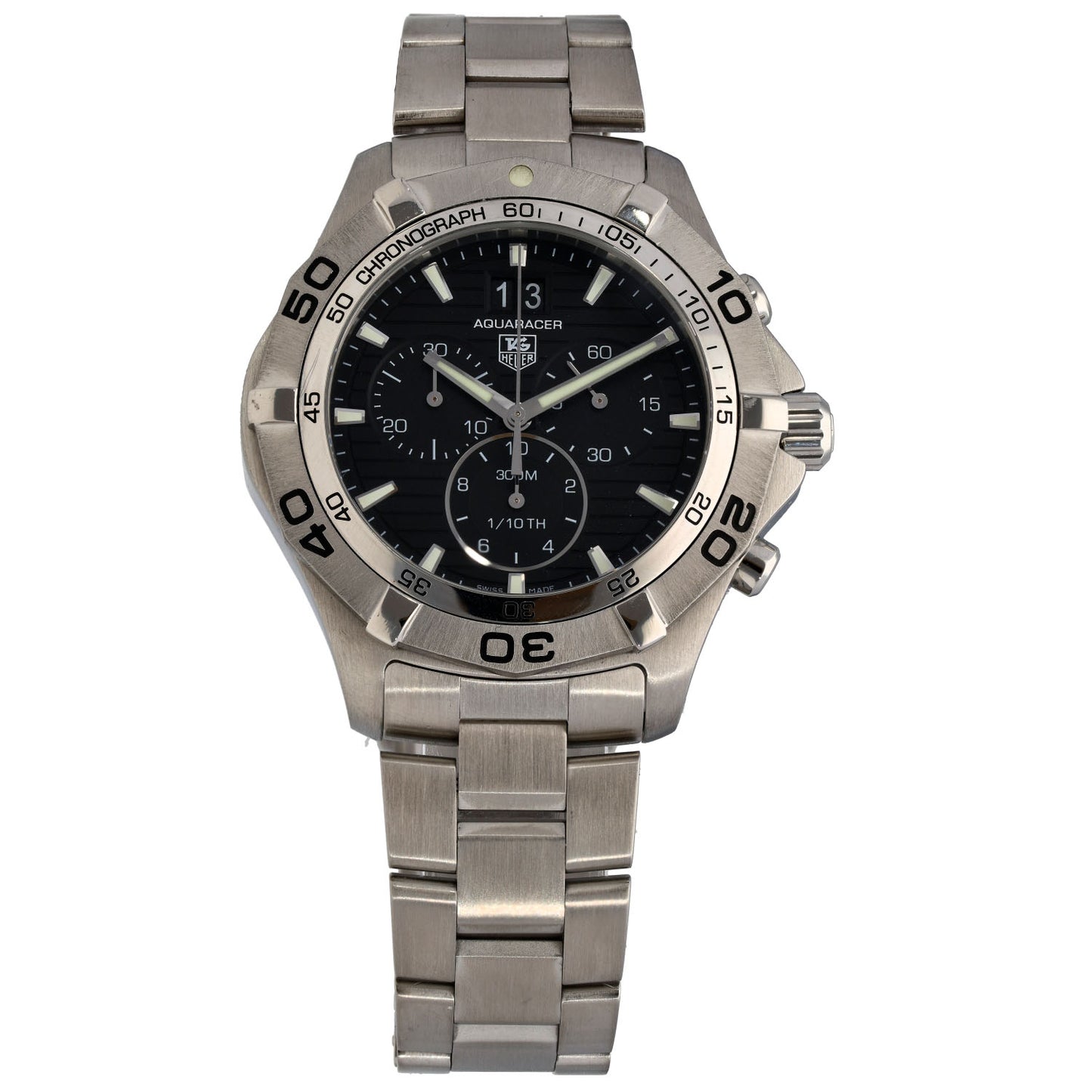 Tag Heuer Aquaracer CAF101E 43mm Stainless Steel Watch