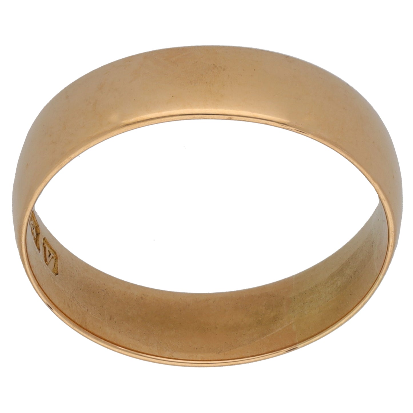 18ct Gold Plain Wedding Ring Size U