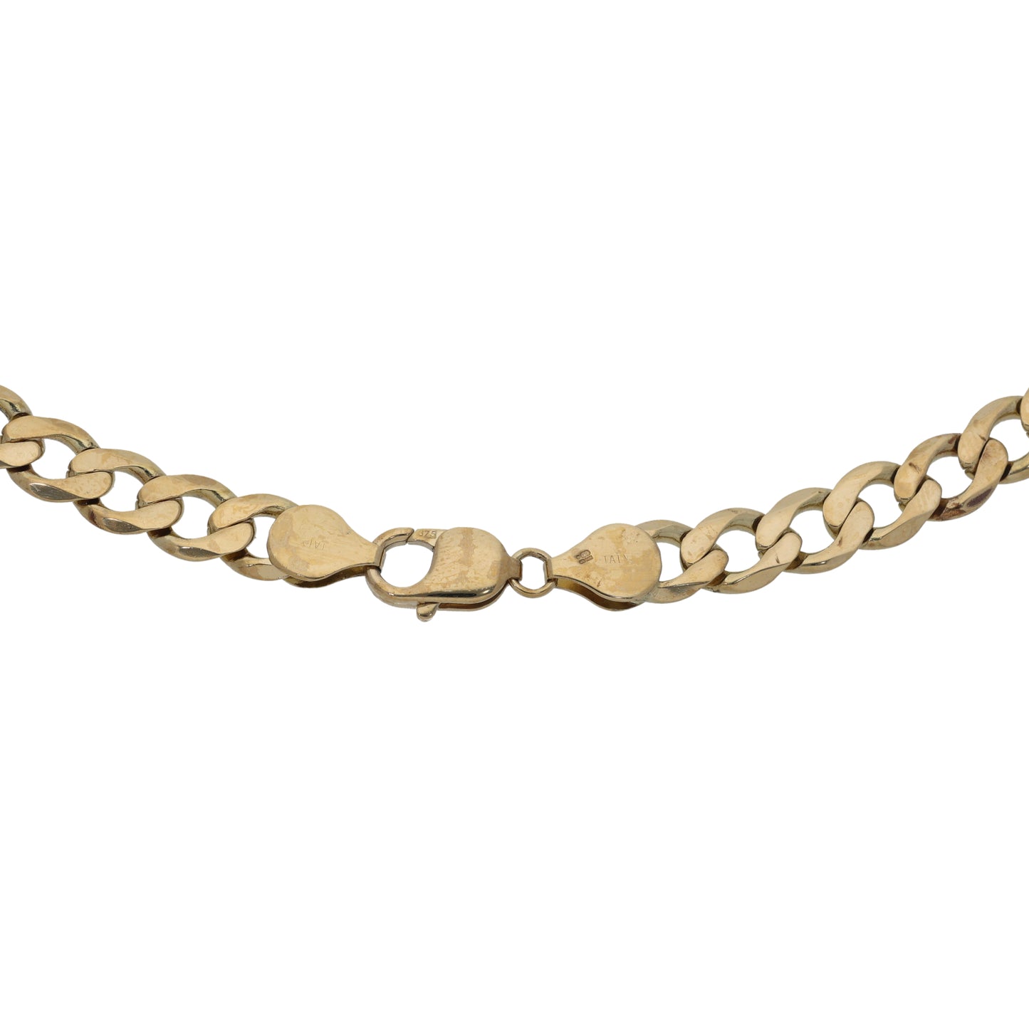 9ct Gold Curb Chain 22"