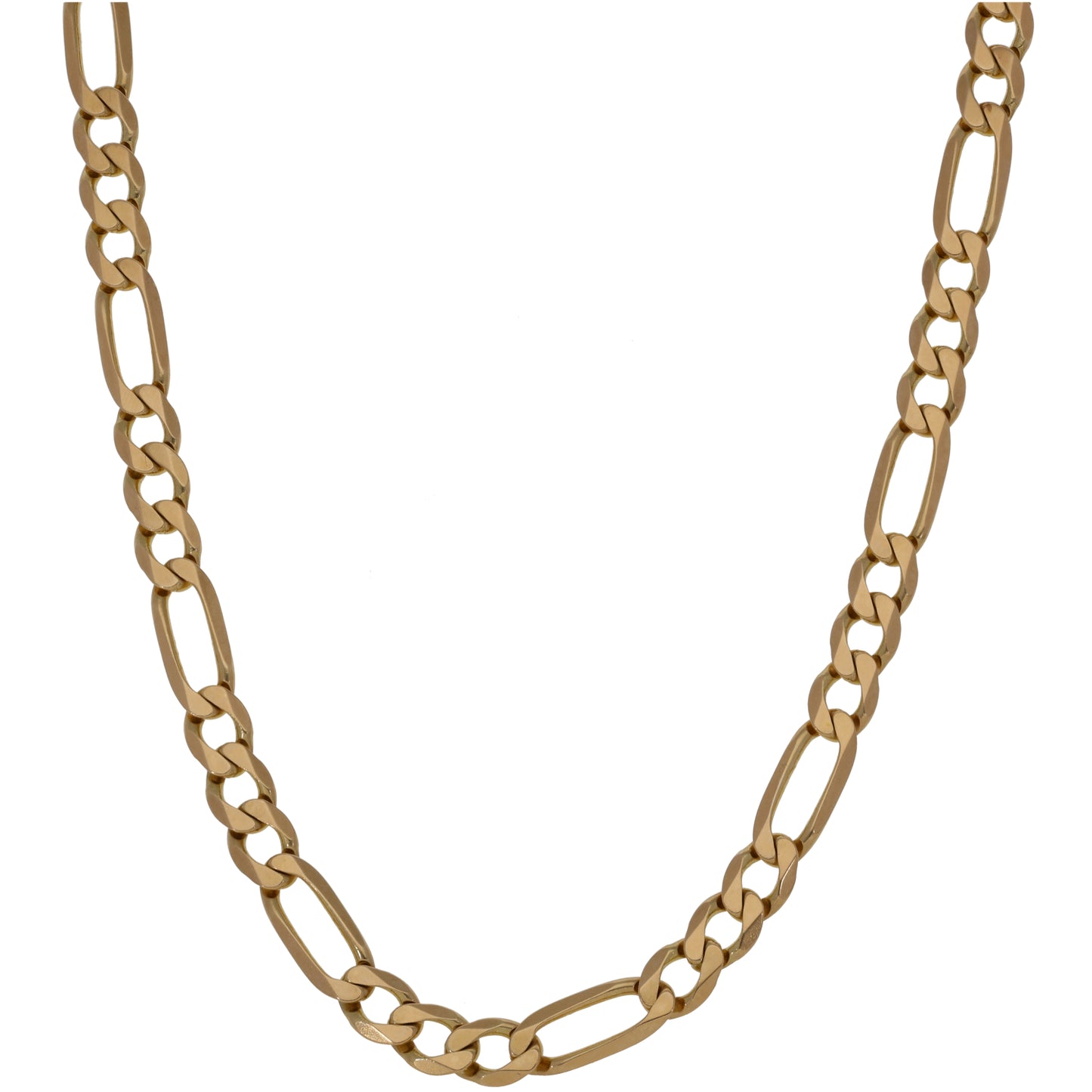 9ct Gold Figaro Chain 34"