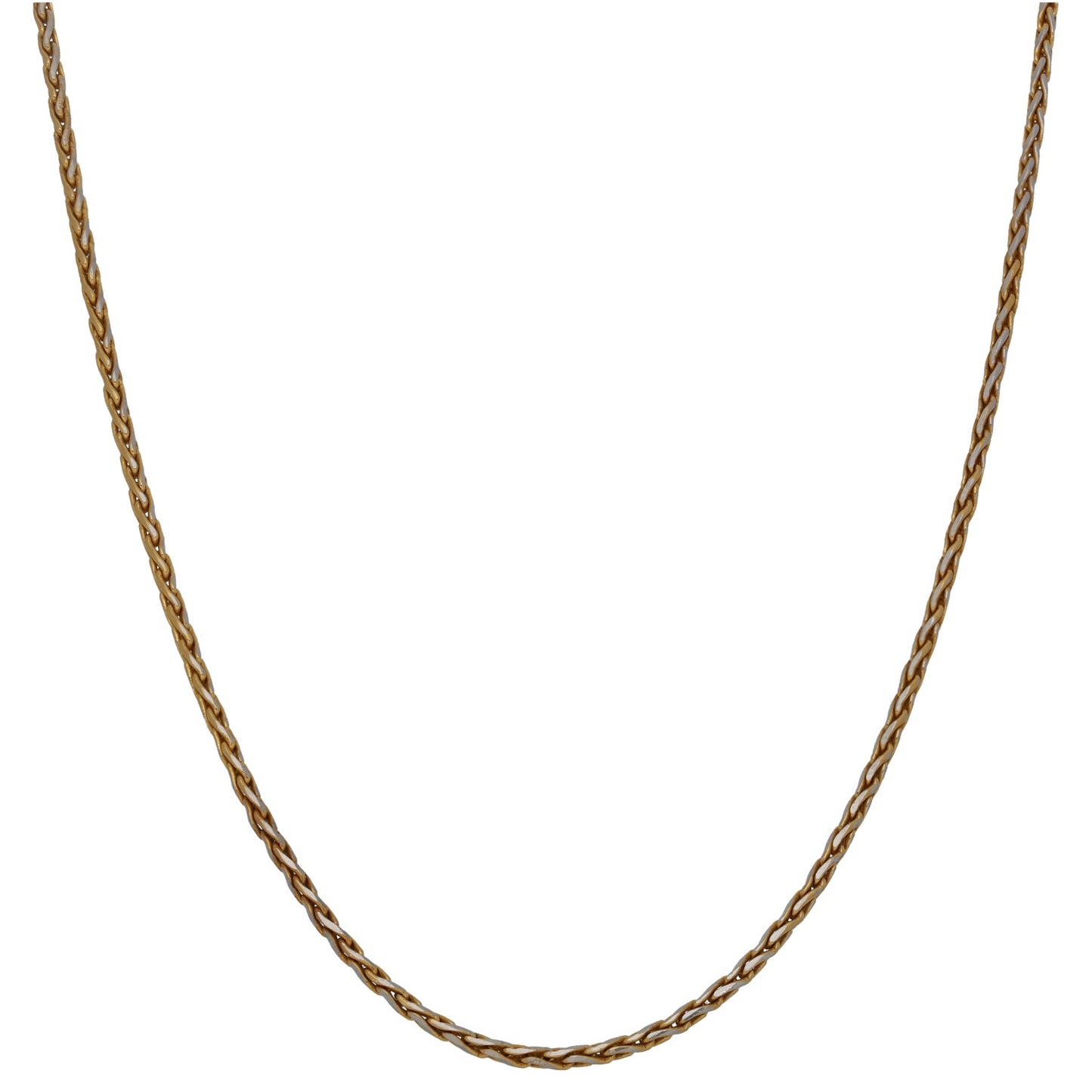 22ct Bi-Colour Gold Other Chain 16"