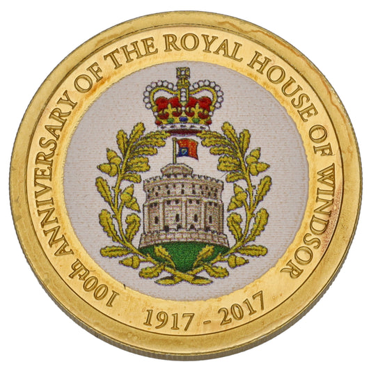 9ct Gold 100th Anniversary Of The Royal House Of Windsor Medal