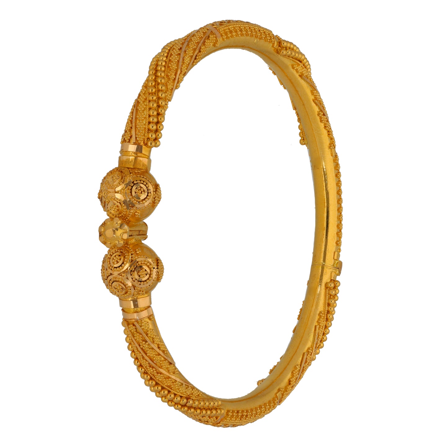22ct Gold Hinged/Clasp Bangle