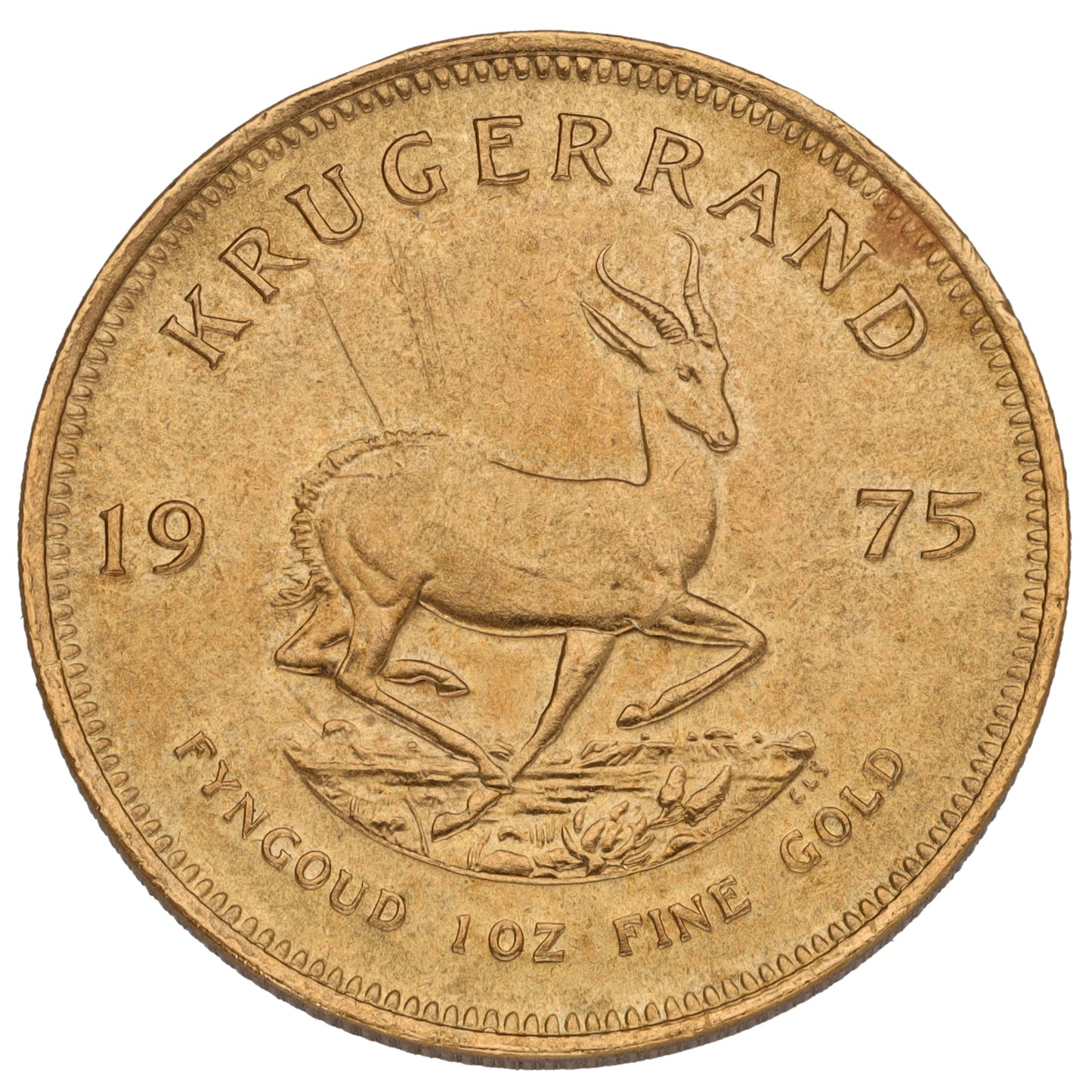 22ct Gold 1 OZ Krugerrand Coin 1975