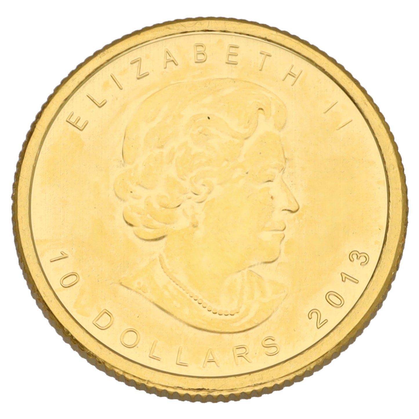 24ct Gold Canada Maple 1/4 OZ Coin 2013