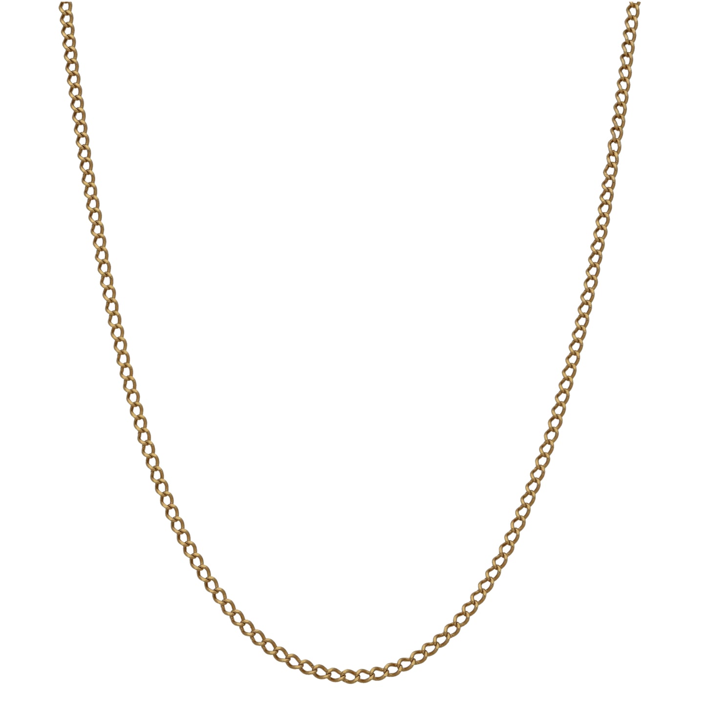 9ct Gold Curb Chain 20"