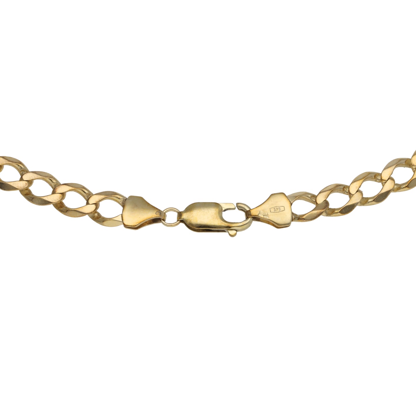 9ct Gold Curb Chain 20"
