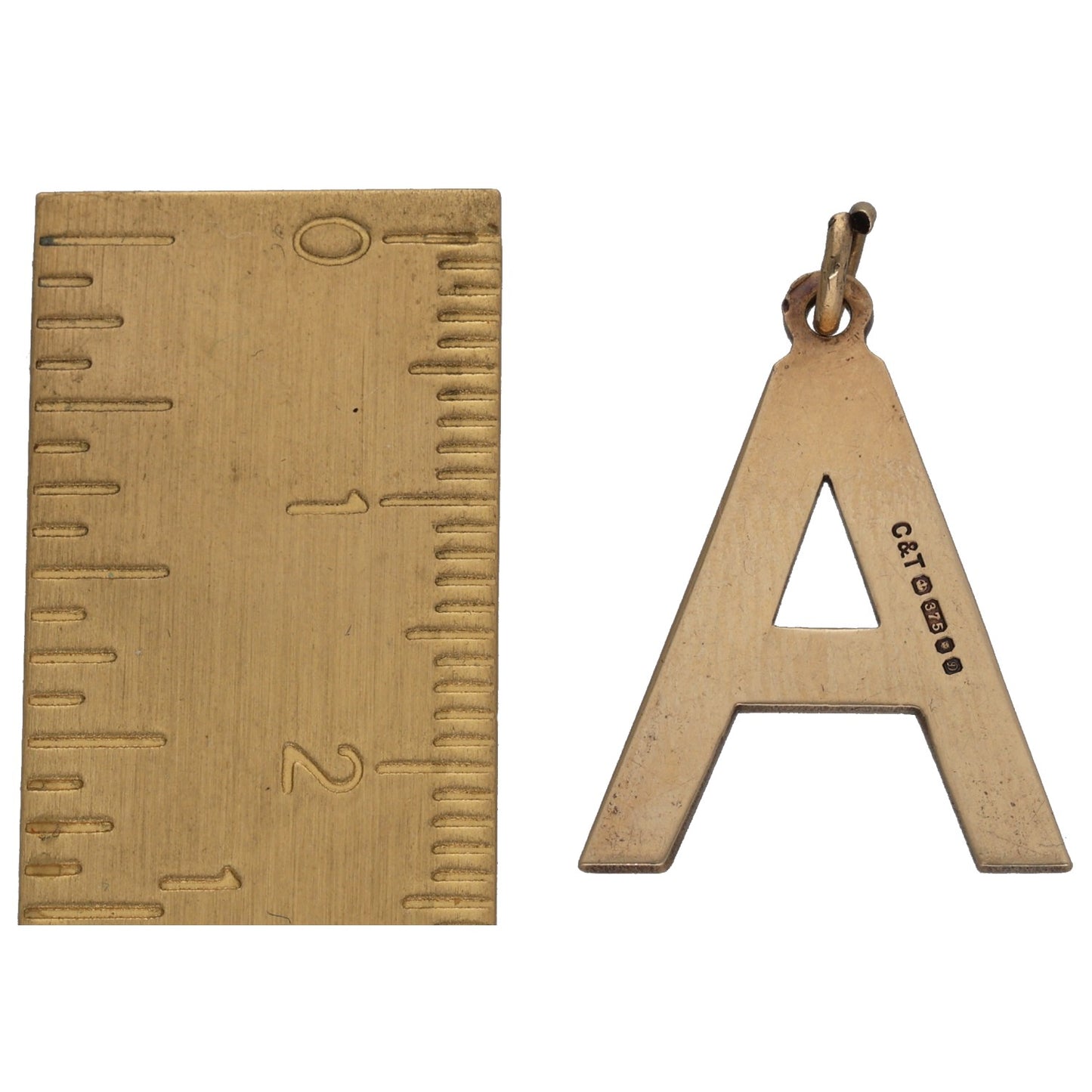9ct Gold Initial A Pendant