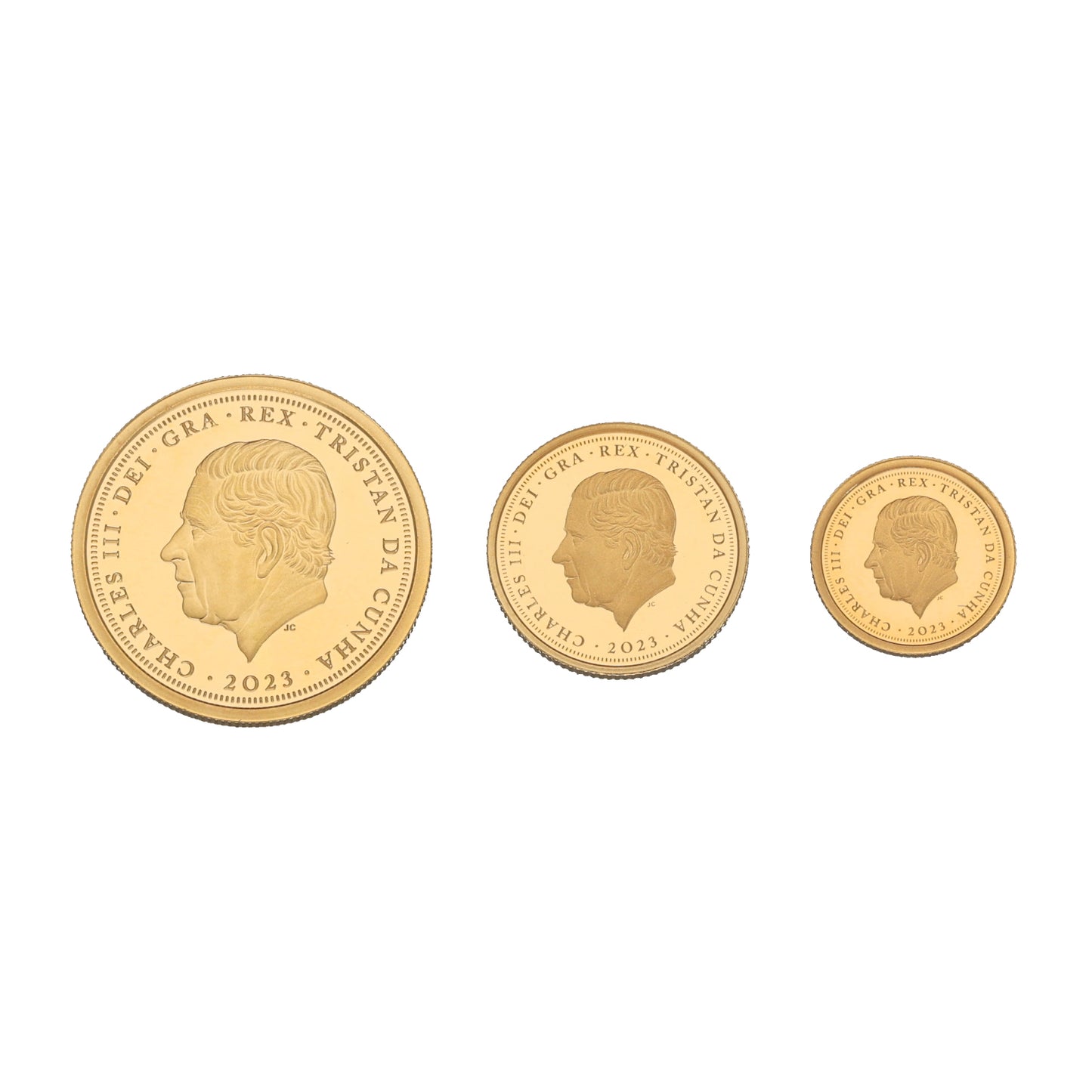22ct Gold King Charles III Ascension Sovereign Coin Set 2023
