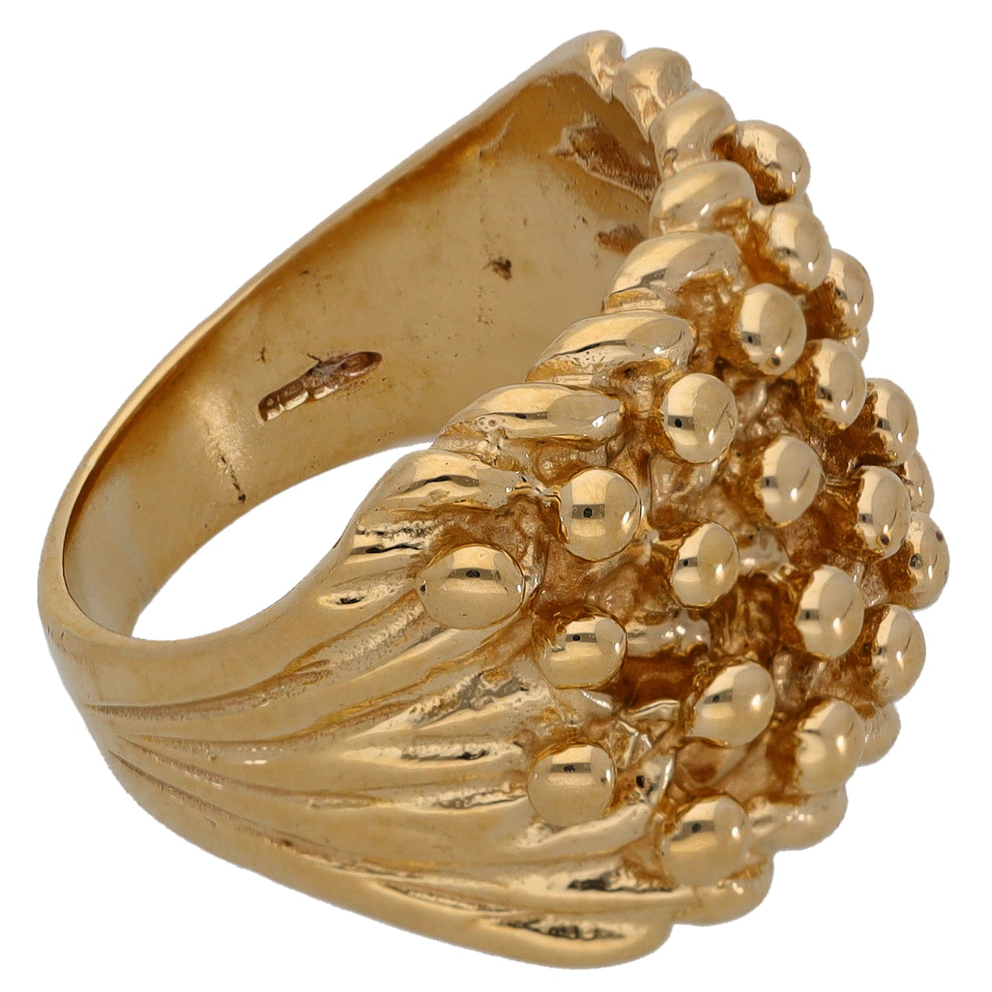 9ct Gold Keeper Ring Size K