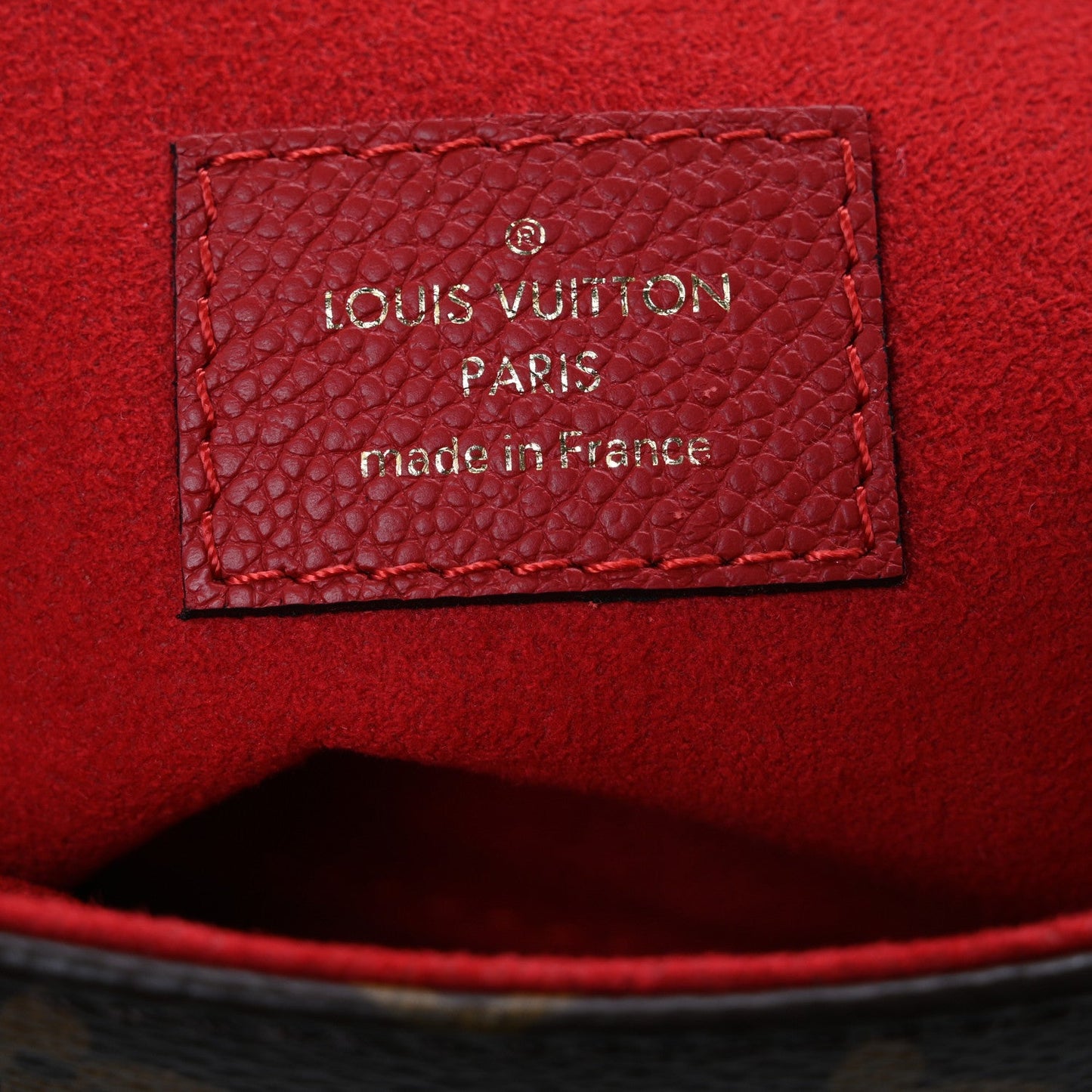 Louis Vuitton Saint Placide Monogram Coated Canvas Bag - Cherry