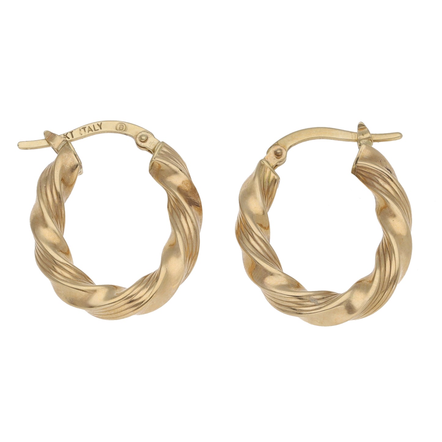 14ct Gold Creole Earrings