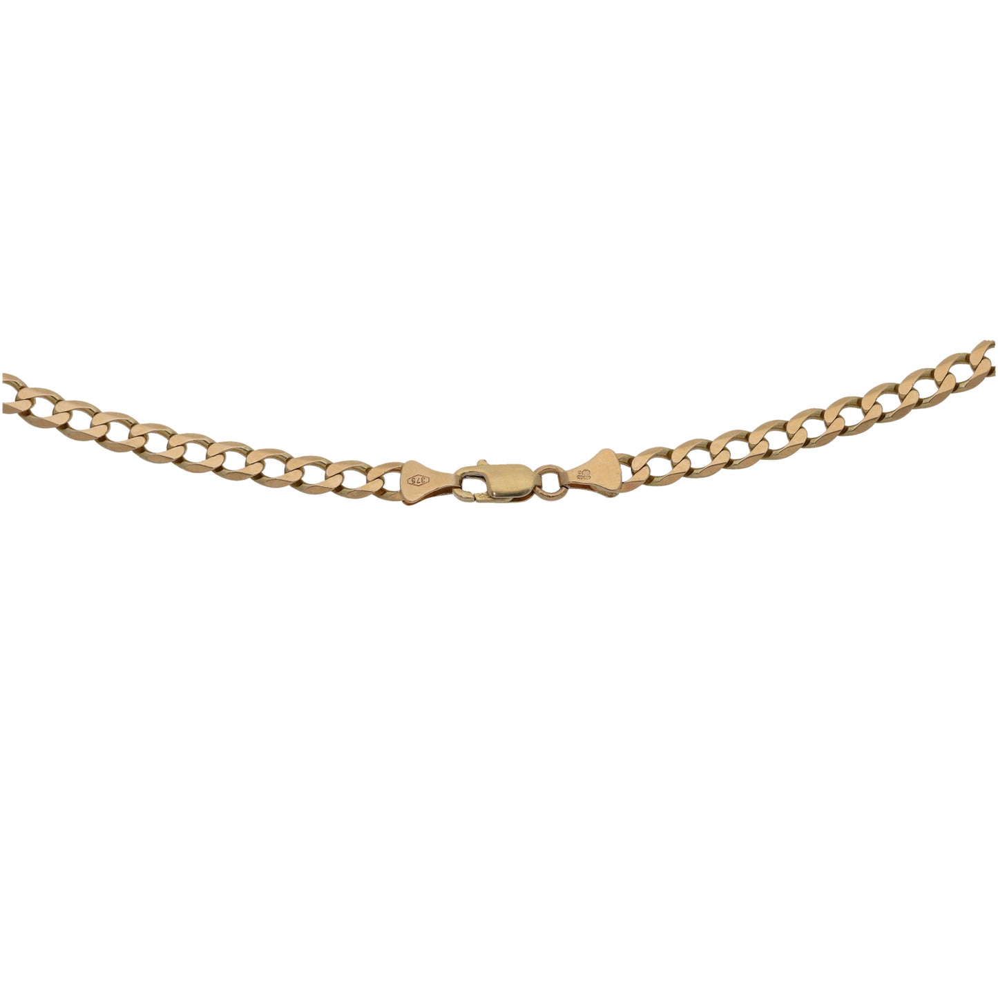 9ct Gold Curb Chain 20"
