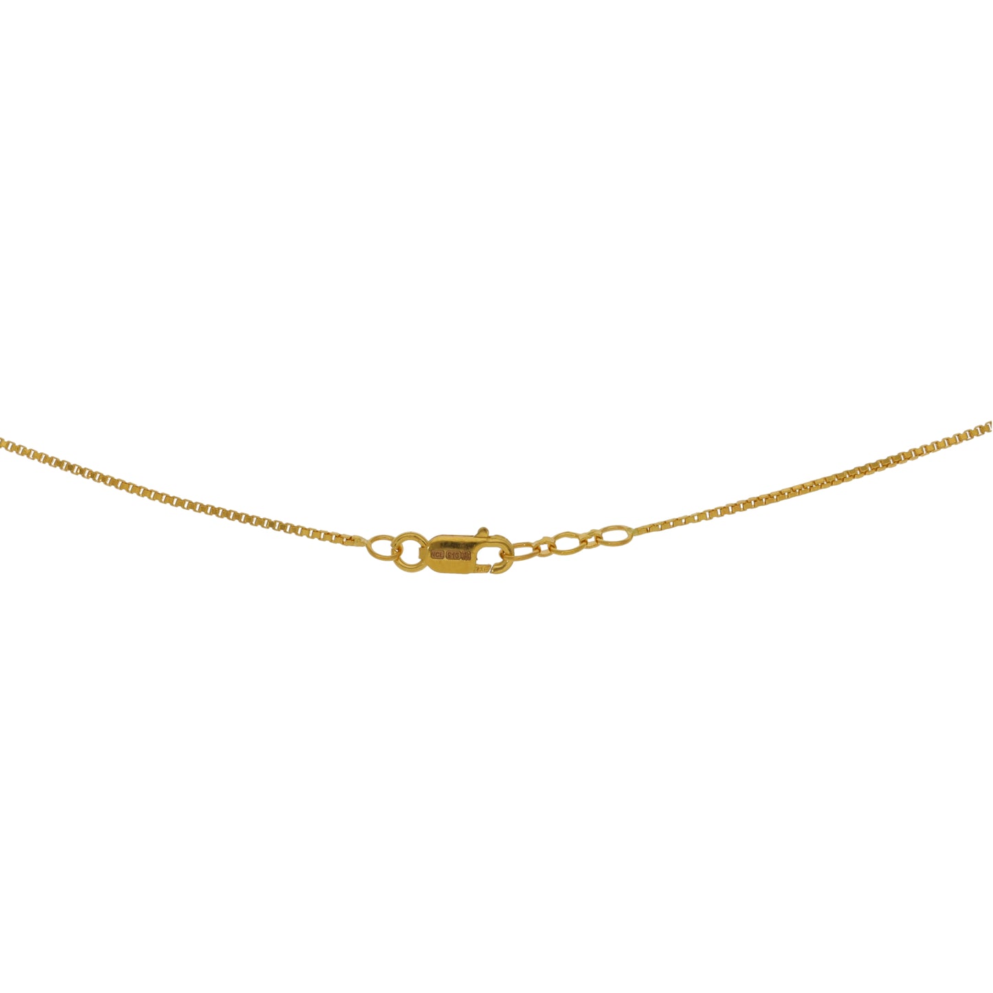 New 22ct Gold Fancy Bead Necklace 18"