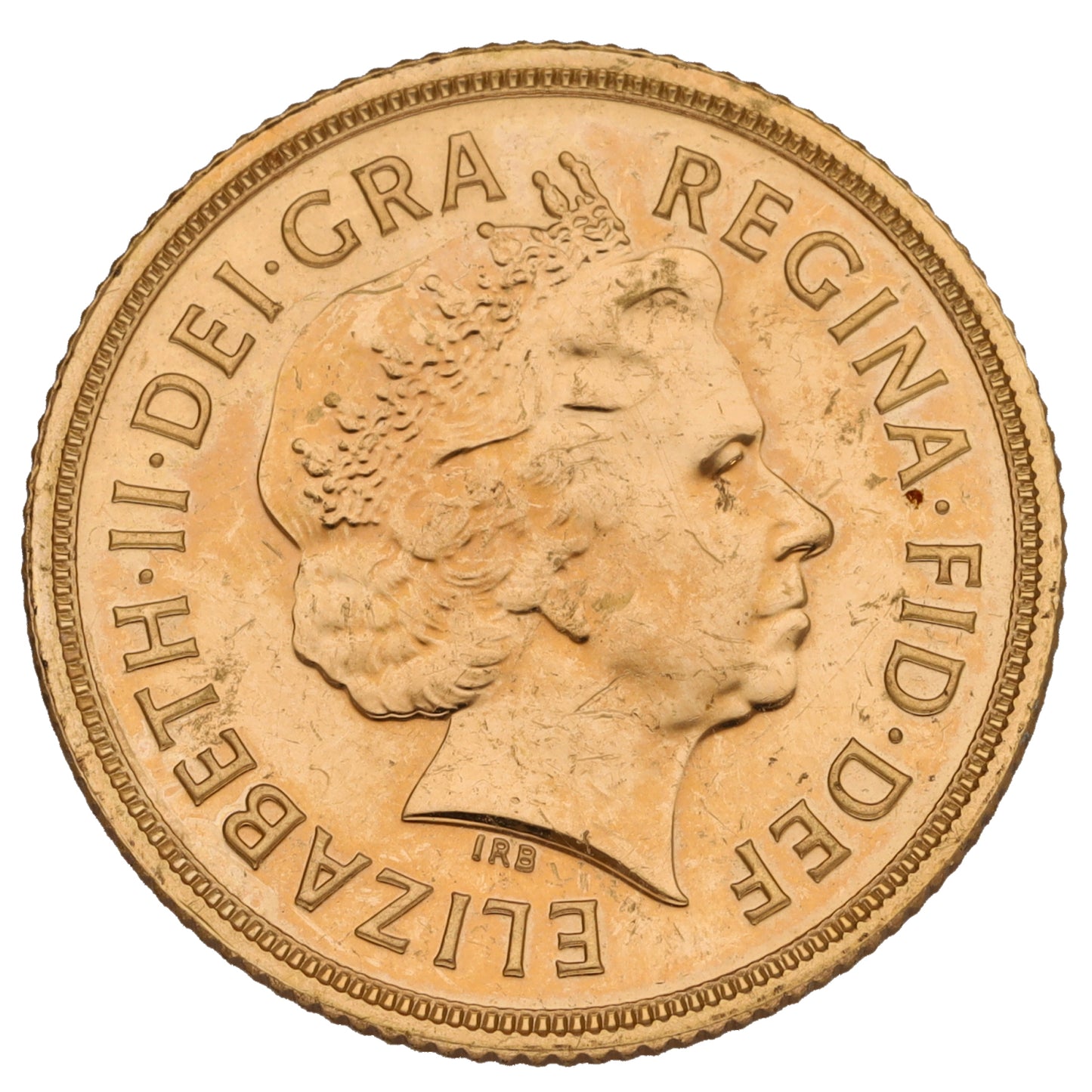 22ct Gold Queen Elizabeth II Full Sovereign Coin 2015