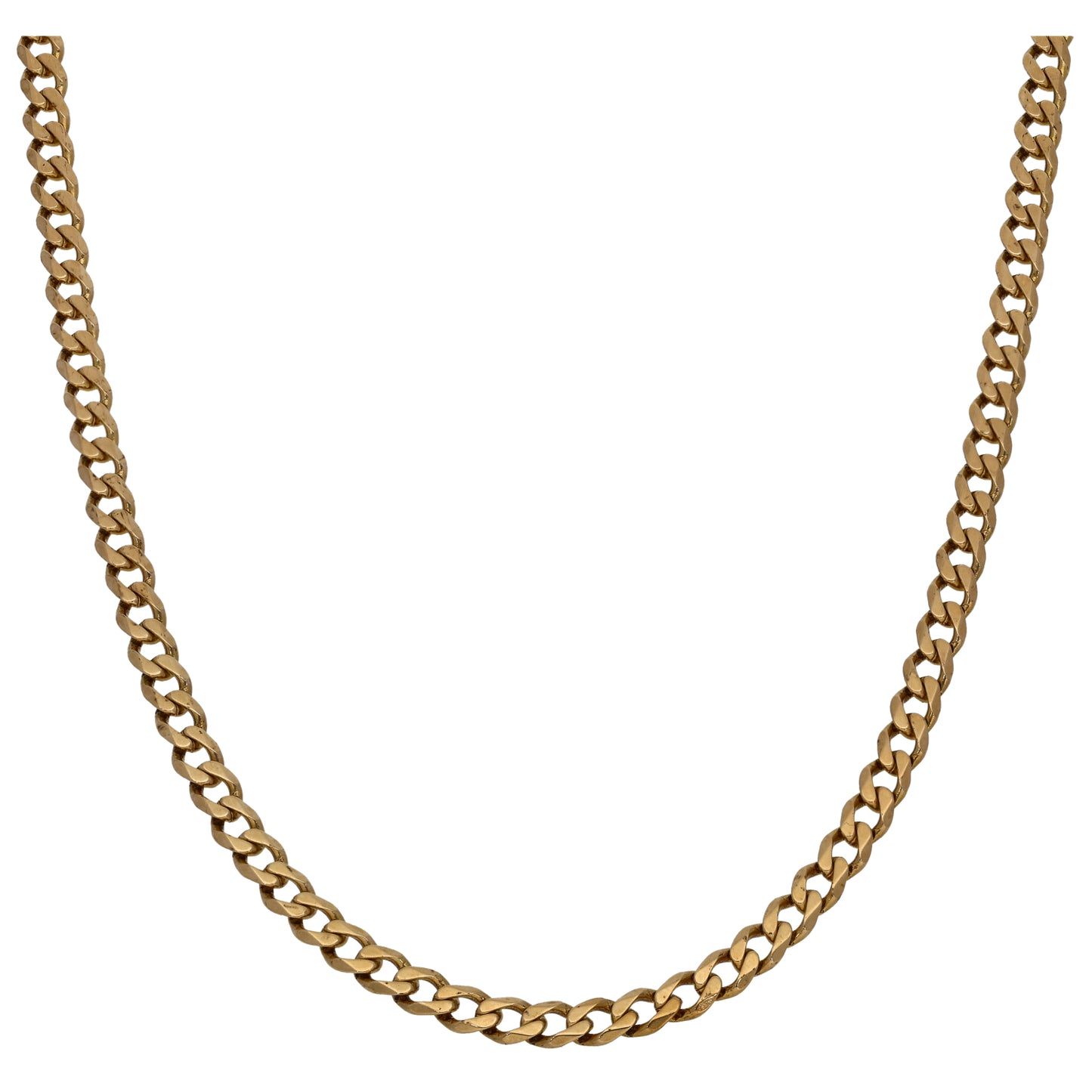 9ct Gold Curb Chain 20"