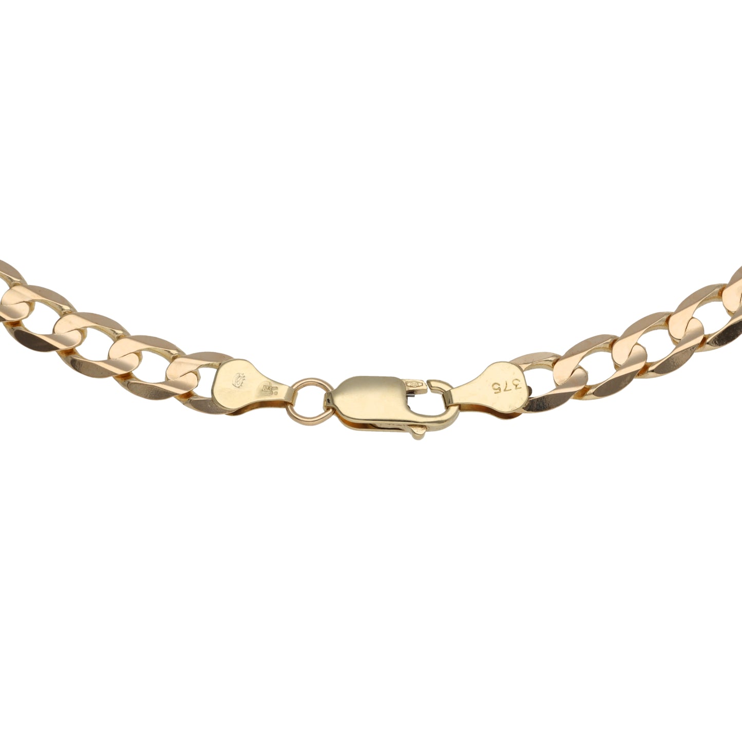 9ct Gold Curb Chain 20"