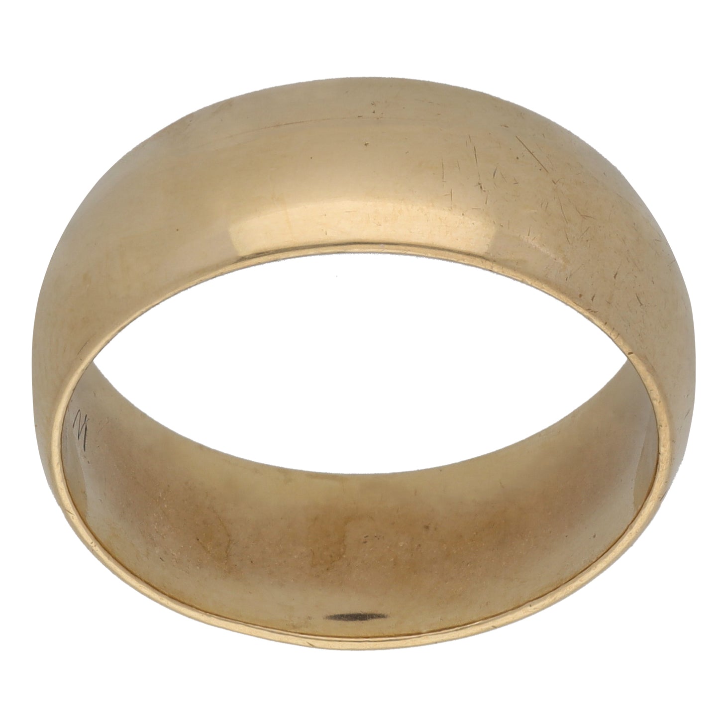 9ct Gold Plain Wedding Ring Size T