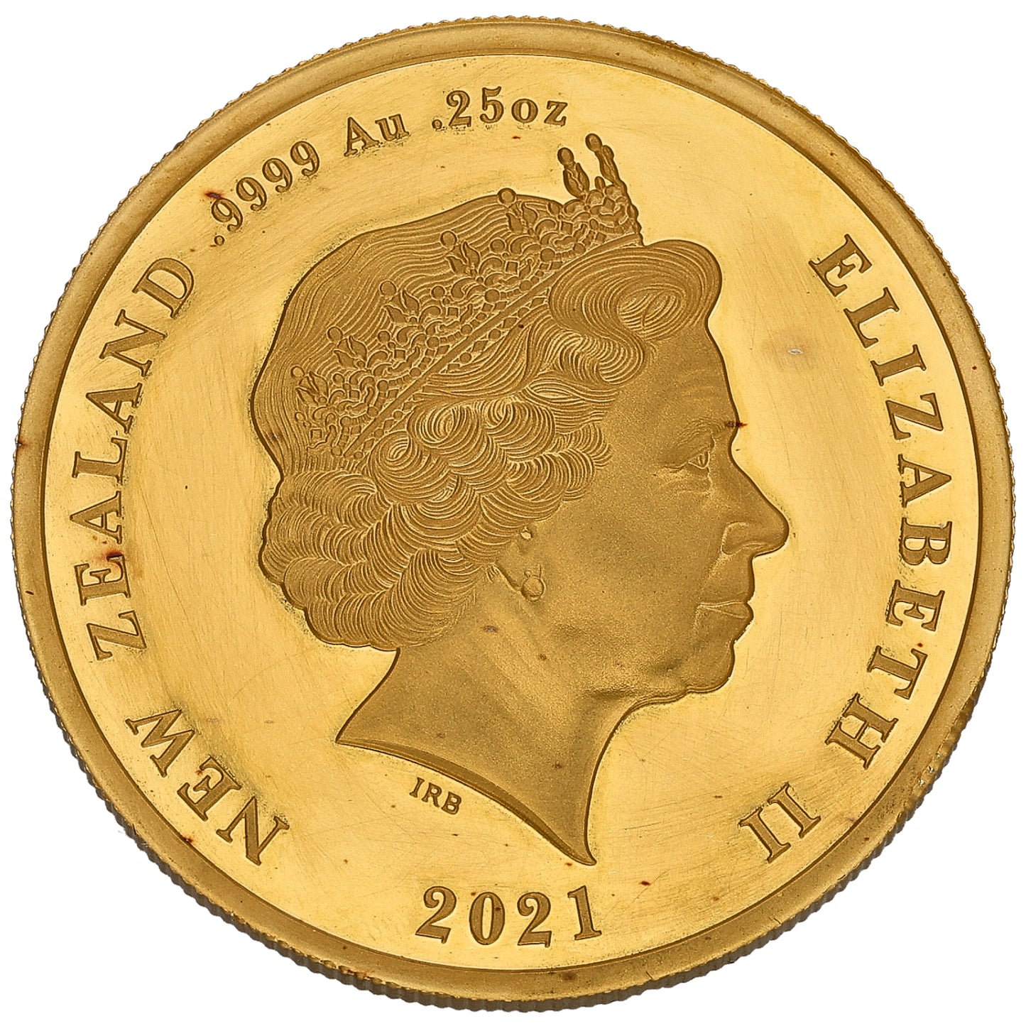24ct Gold Queen Elizabeth II 95th Birthday 1/4 OZ Coin 2021