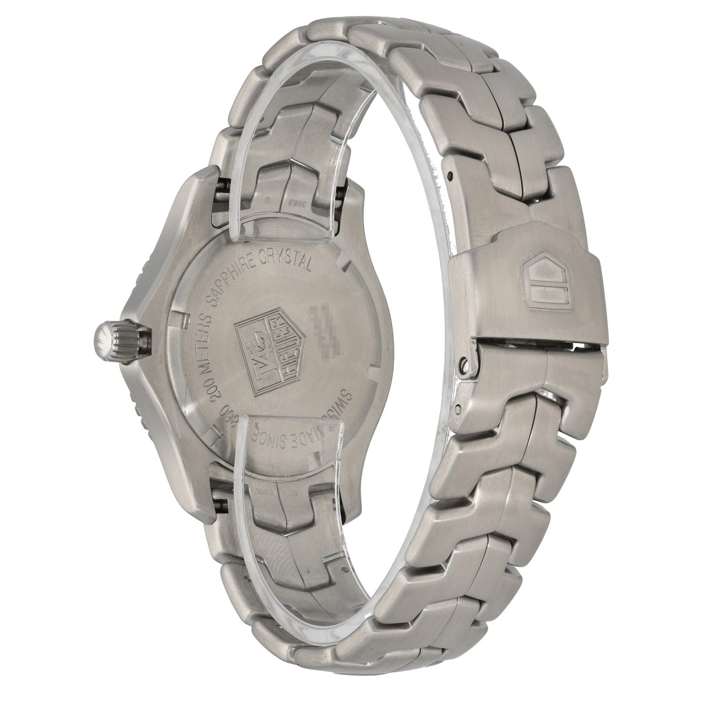 Tag Heuer Link WJ1110-0, black dial, stainless steel, link bracelet