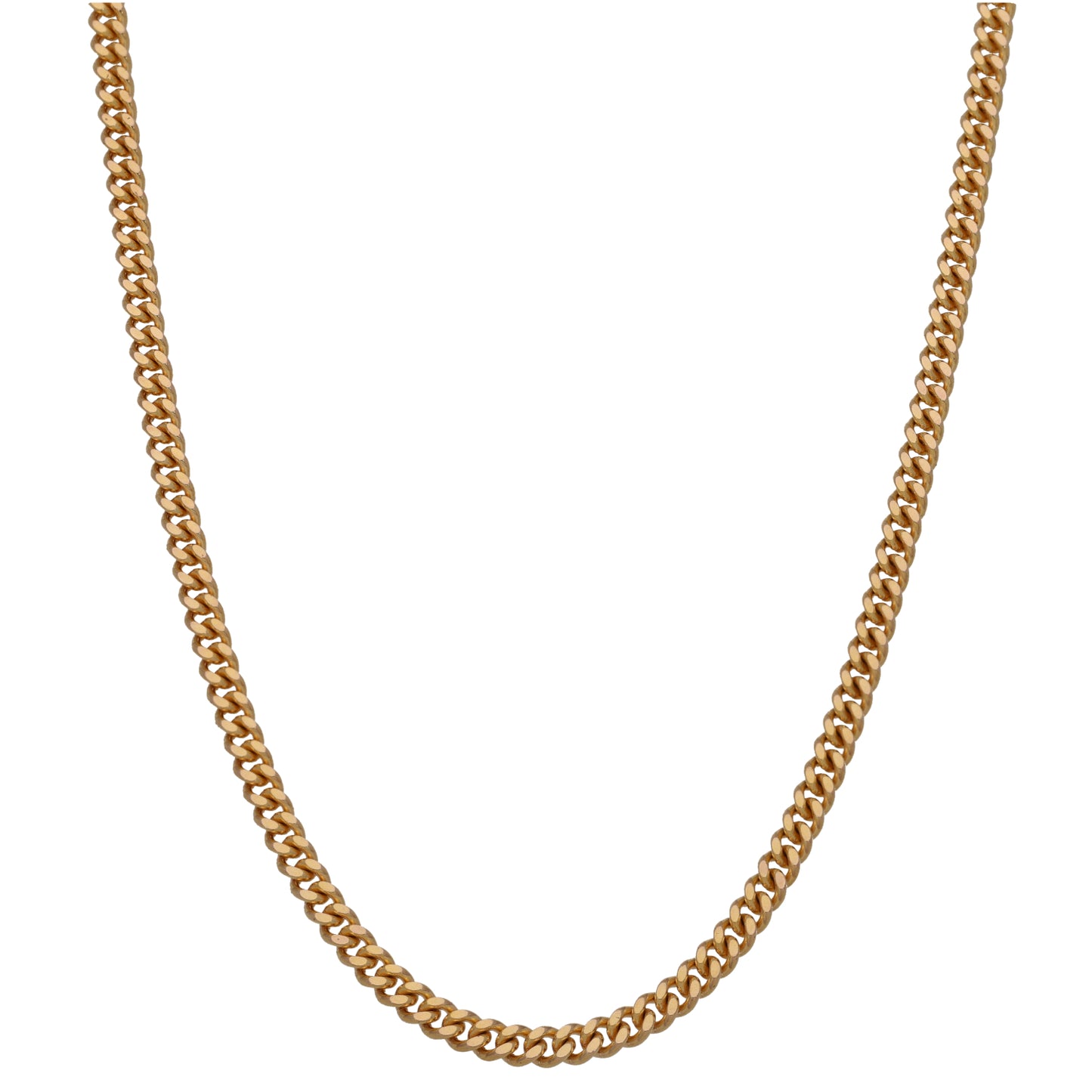 9ct Gold Curb Chain 24"