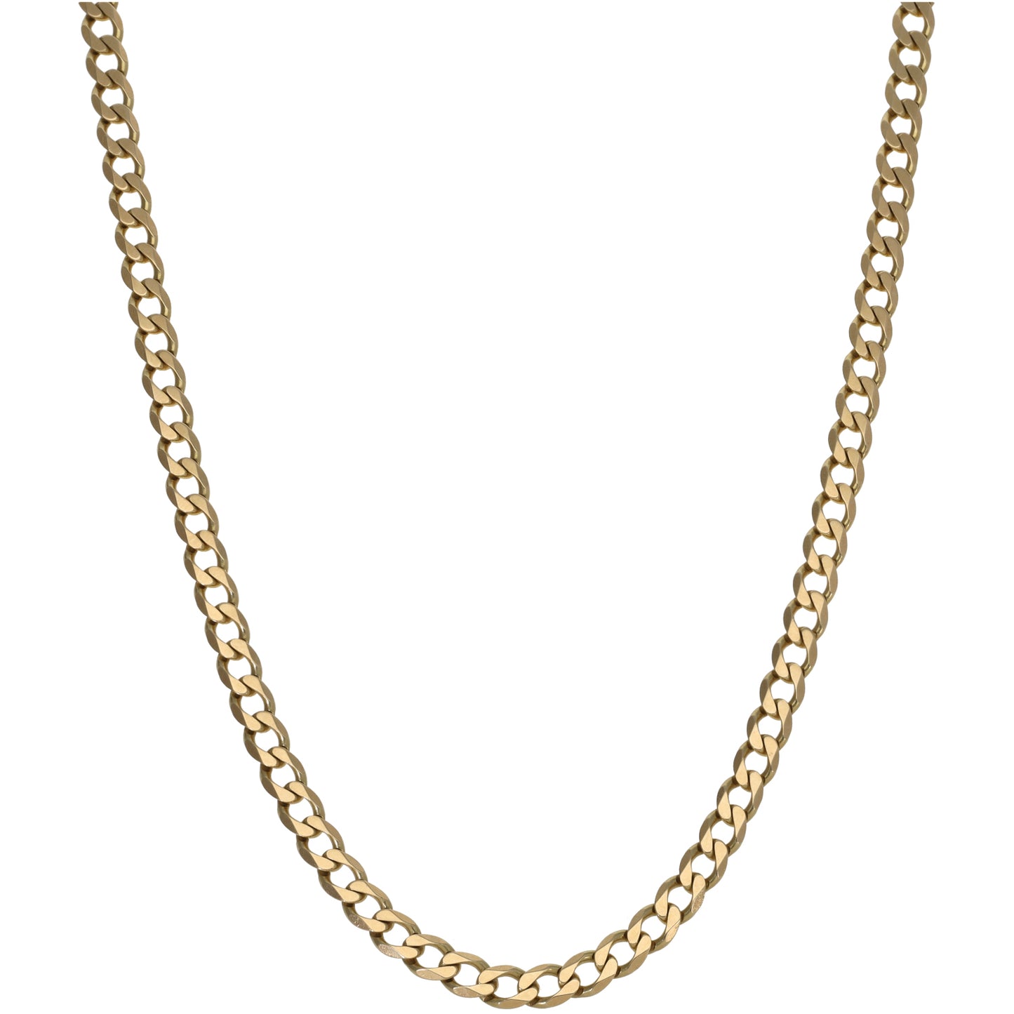 9ct Gold Curb Chain 20"