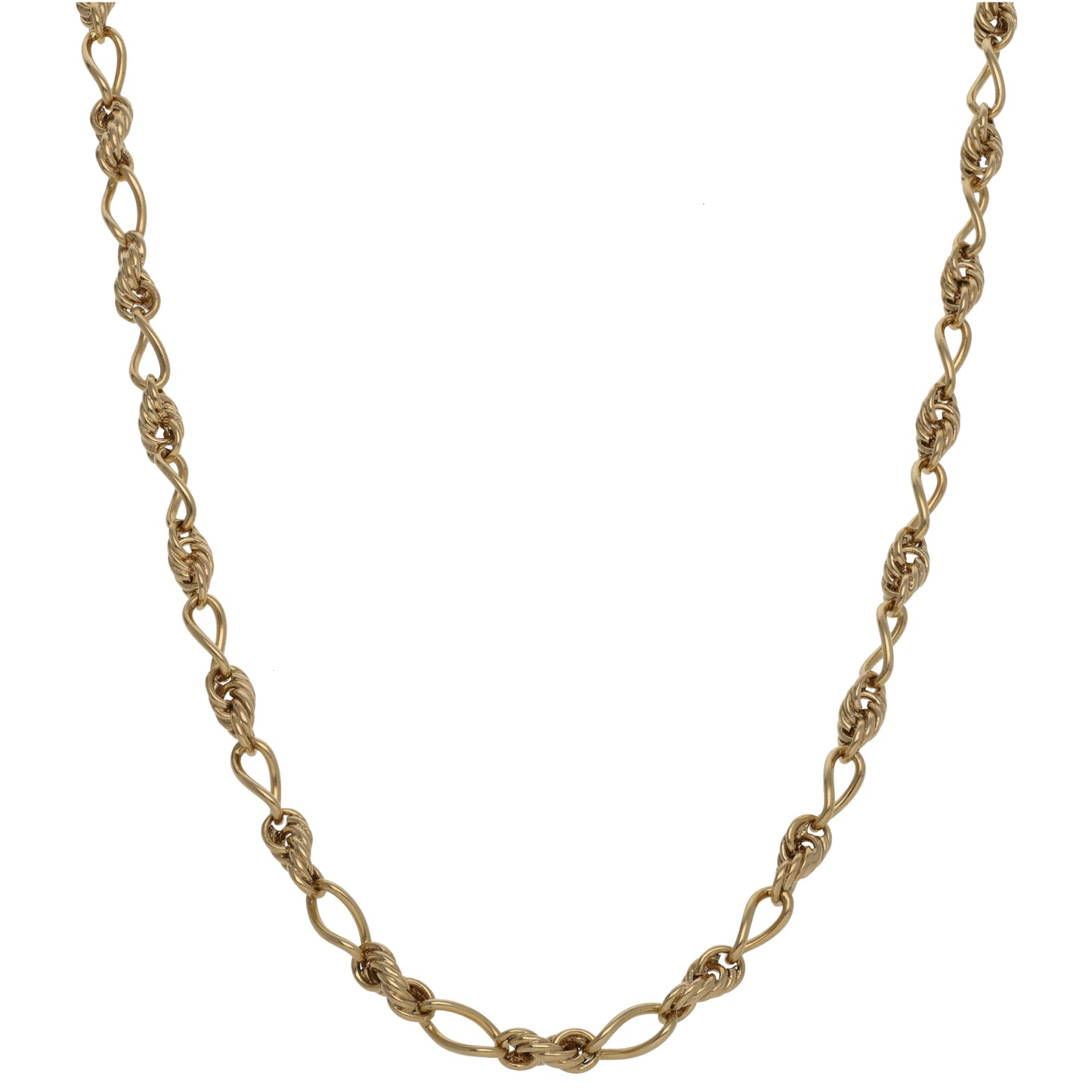 9ct Gold Fancy Necklace 22"