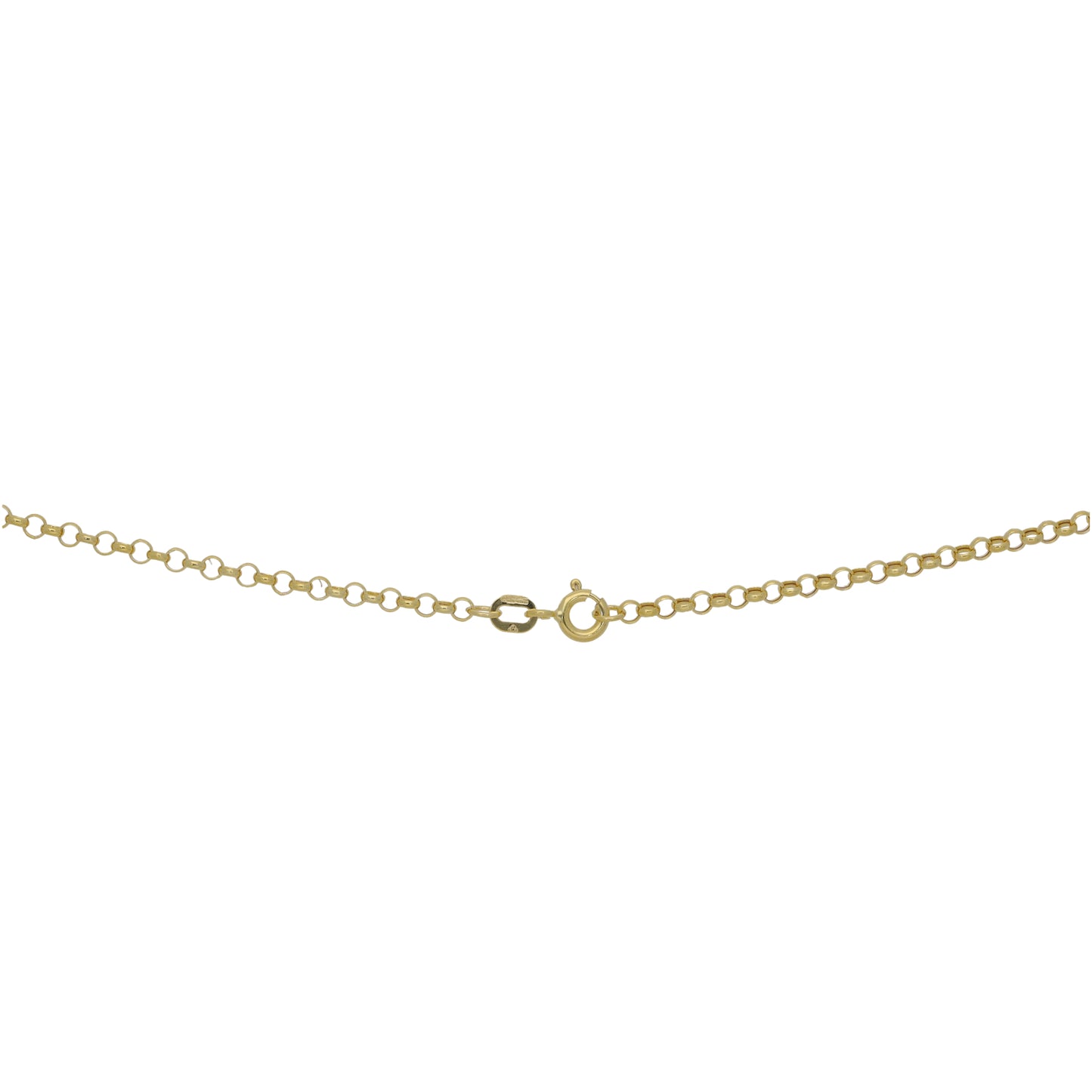New 9ct Gold Belcher Chain 16"