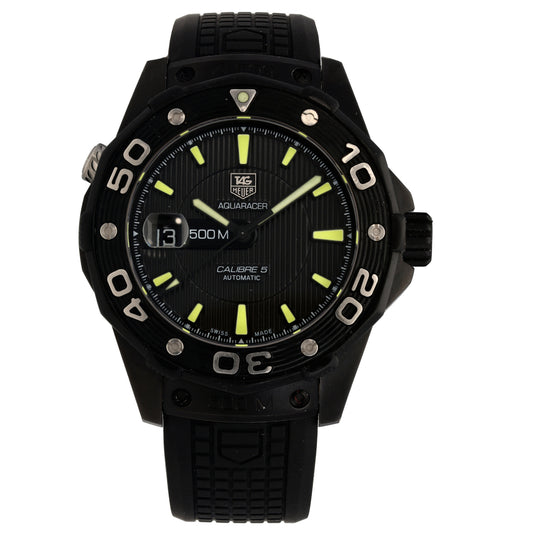 Tag Heuer Aquaracer WAJ2180 43mm PVD Titanium Watch