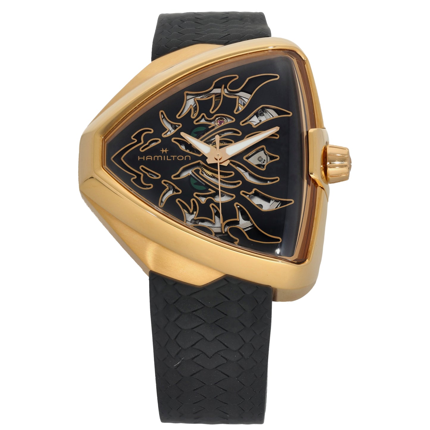 Hamilton Ventura Elvis 80 H245250 42mm Gold Plated Watch