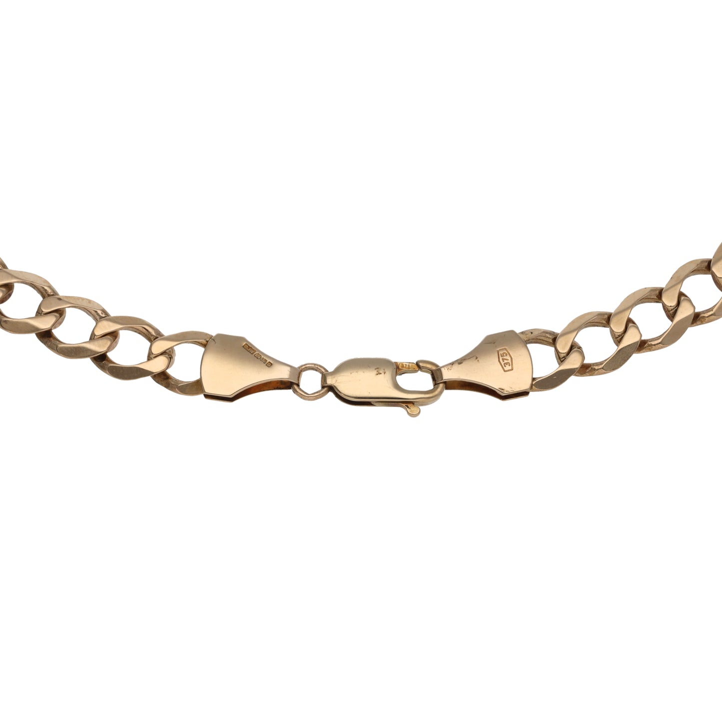 9ct Gold Curb Chain 24"