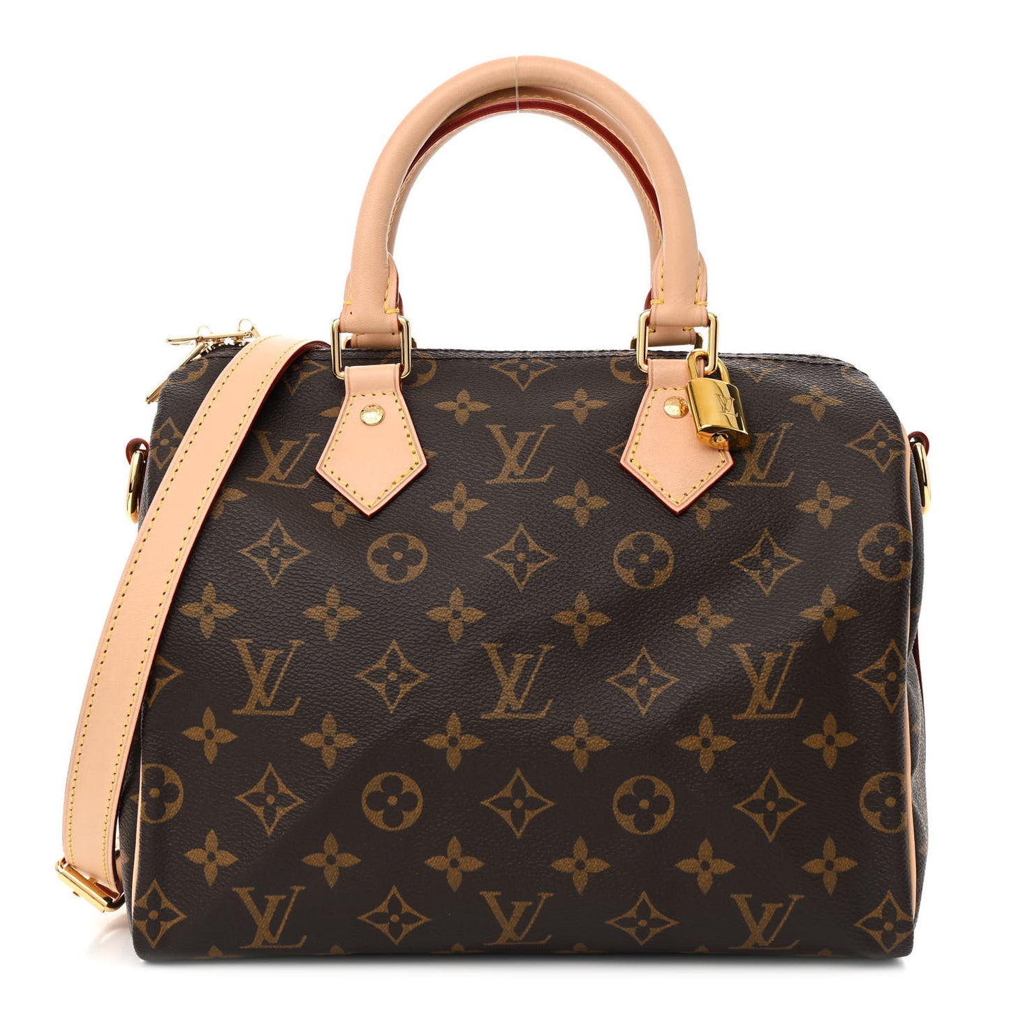 Louis Vuitton Speedy Bandoulière 25 Monogram Coated Canvas Bag - Brown