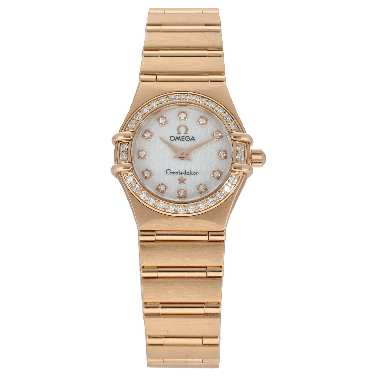 Omega Constellation 23mm Rose Gold Watch