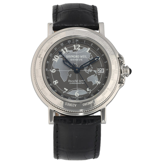 Raymond Weil Parsifal GMT 2992 38mm Stainless Steel Watch