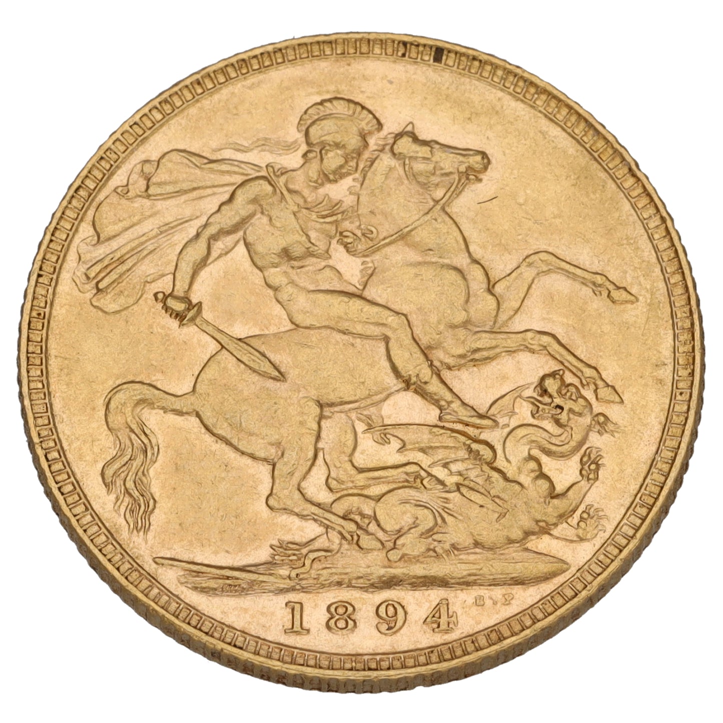 22ct Gold Queen Victoria Full Sovereign Coin 1894